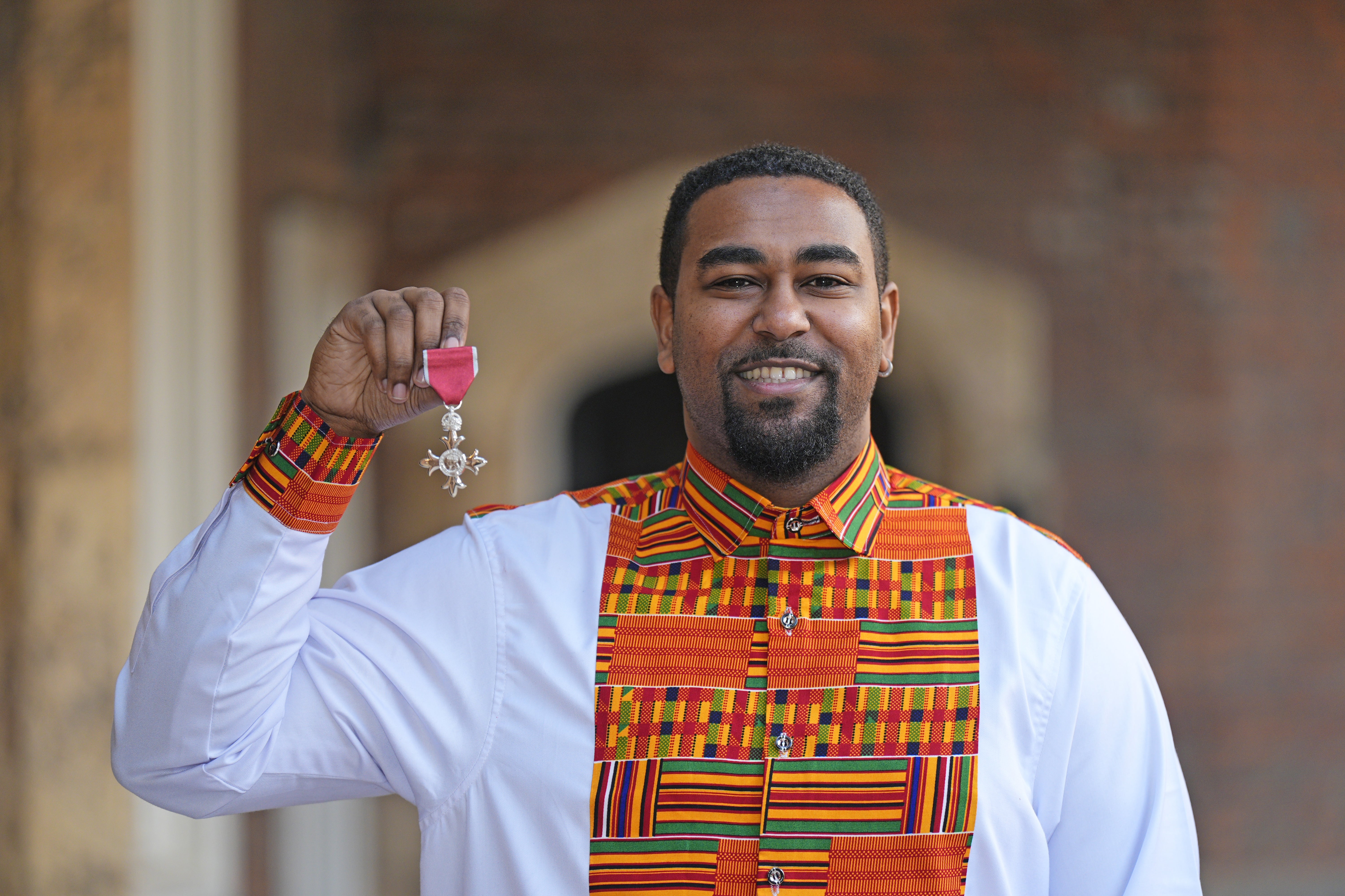 Bhishma Asare, who was made an MBE, offered Princess Anne the chance to learn rap