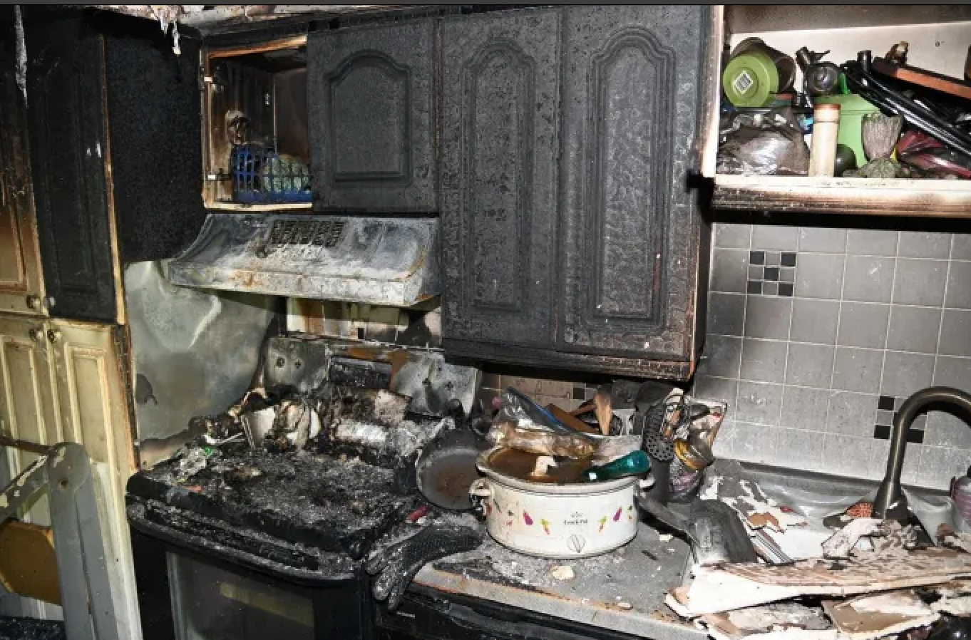 Prosecutors said Revuckus confessed to starting a fire in the kitchen