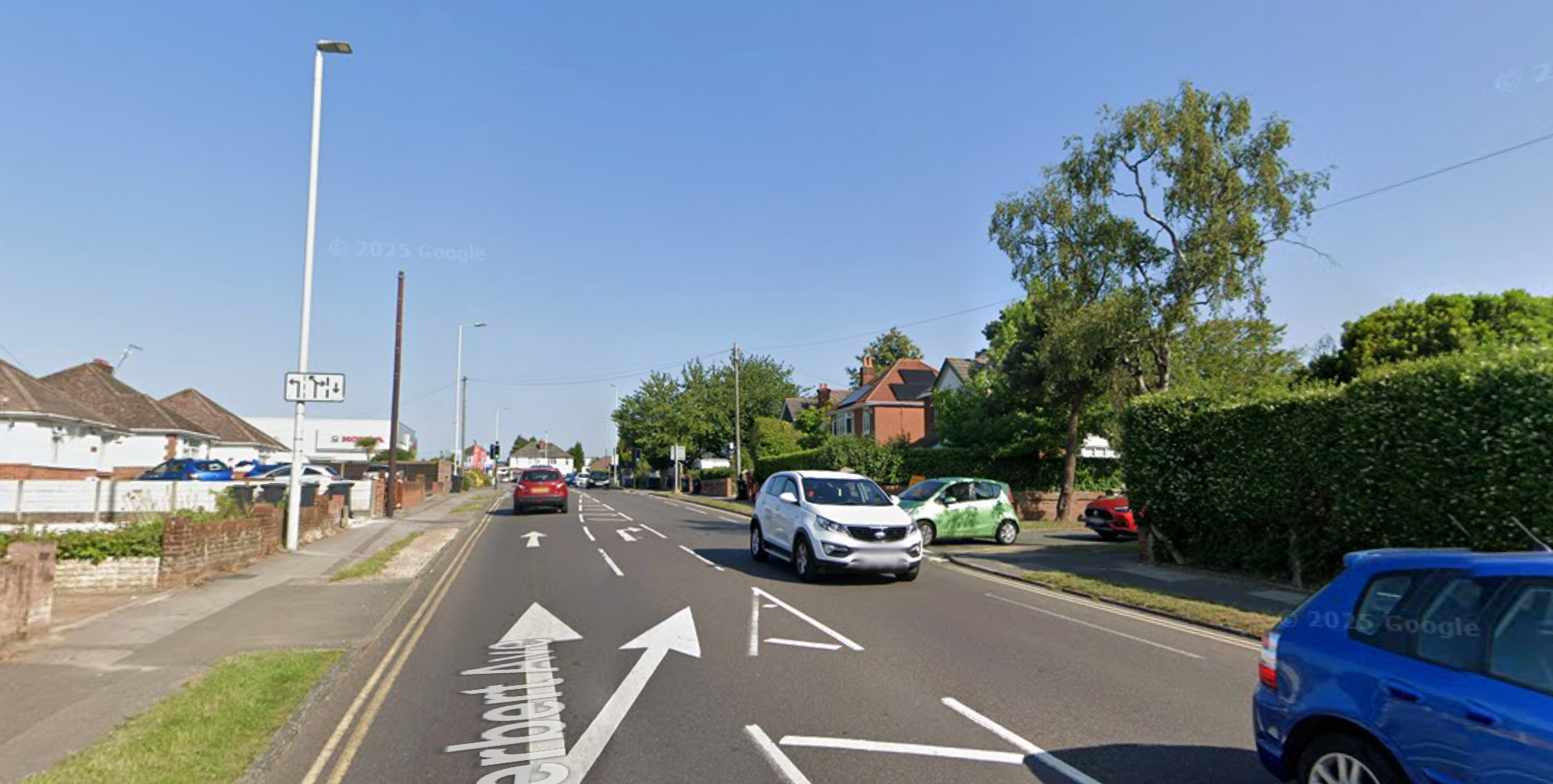 The crash occurred at Herbert Avenue, near to the junction with Manor Avenue in Poole
