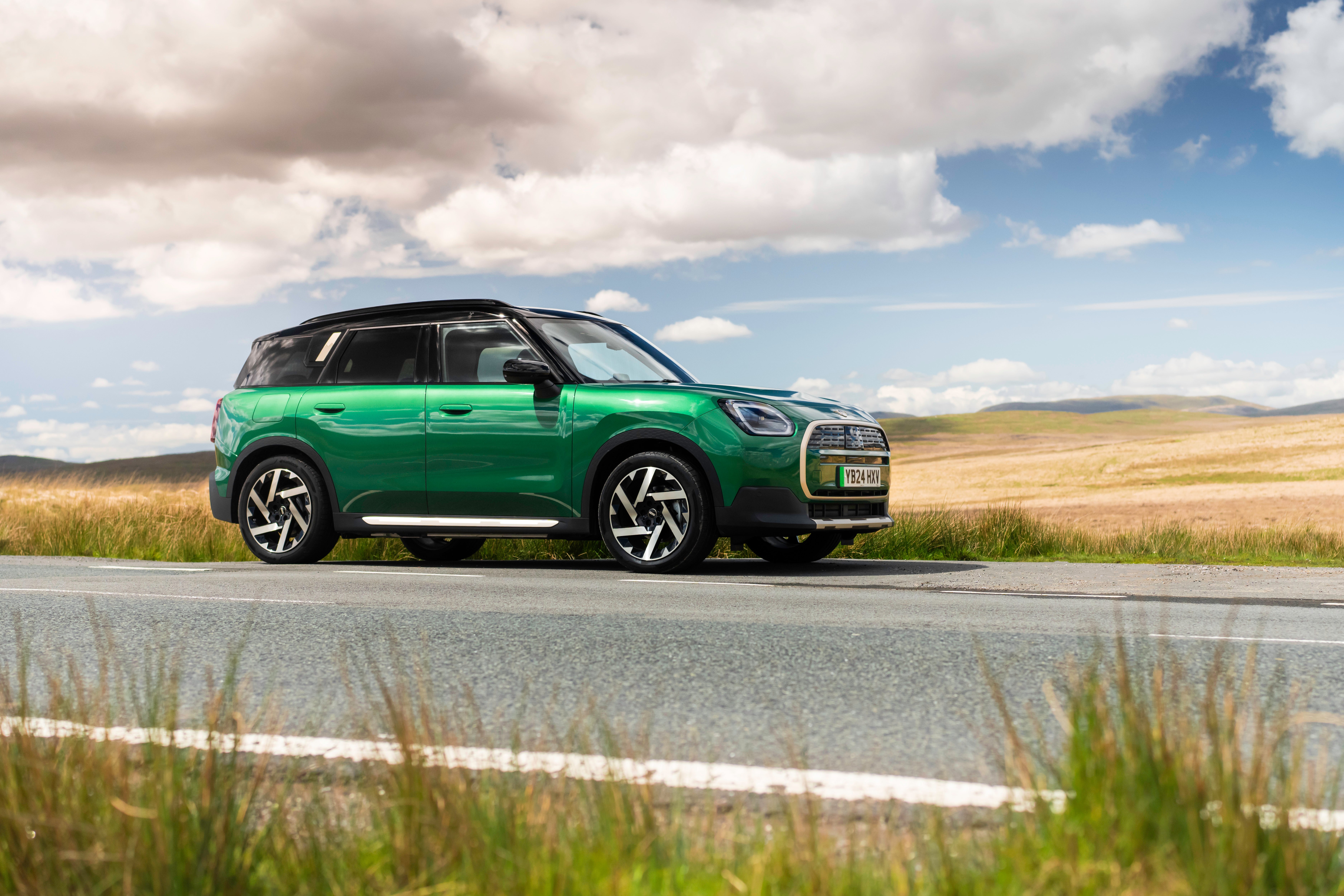 The Countryman’s range has been boosted from 286 to 307 miles because of tweaks to its battery system and wheel bearings