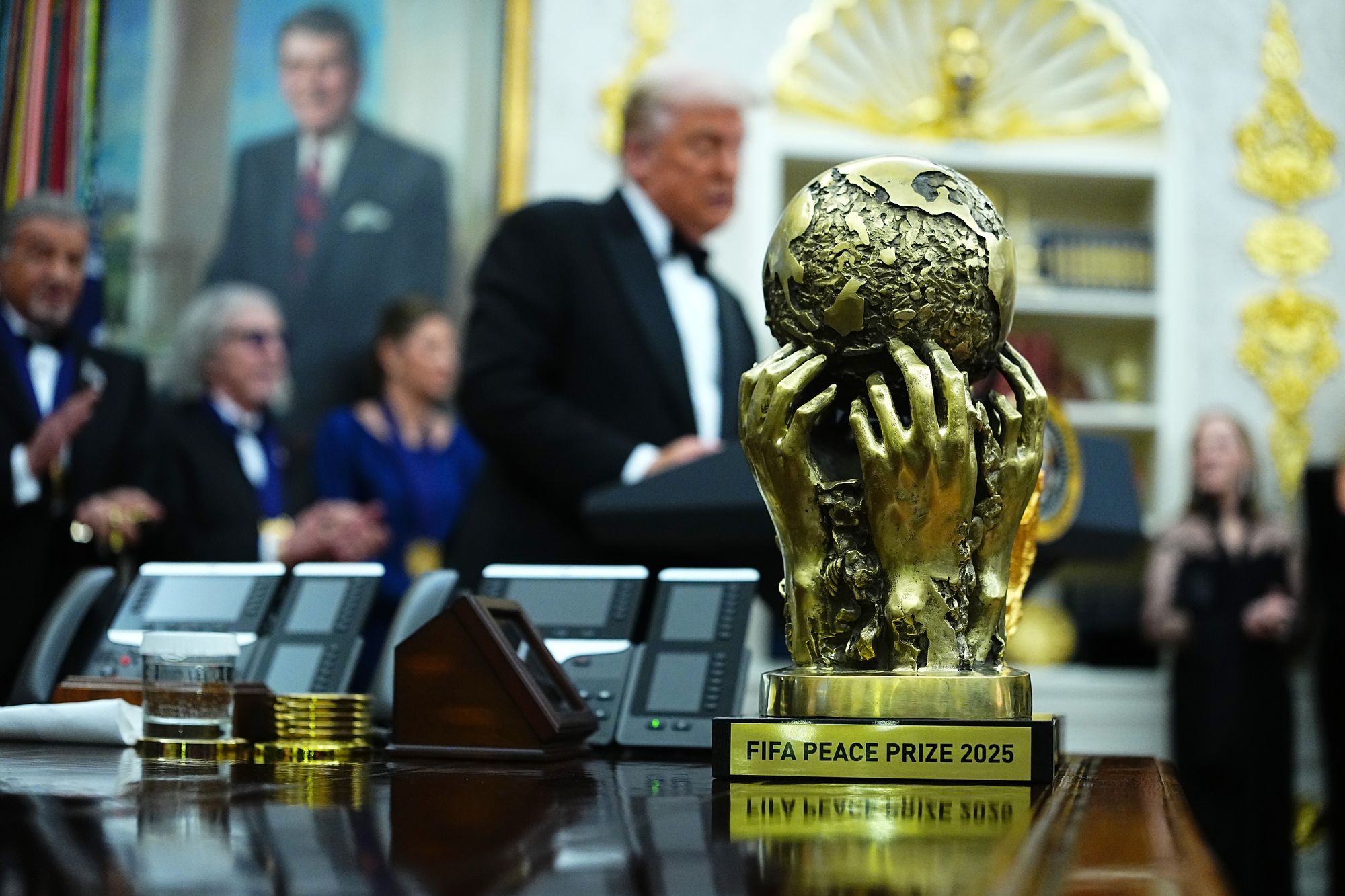 FIFA gifted Trump the first-ever 'FIFA Peace Prize', among a number of honors and gifts he has received as president