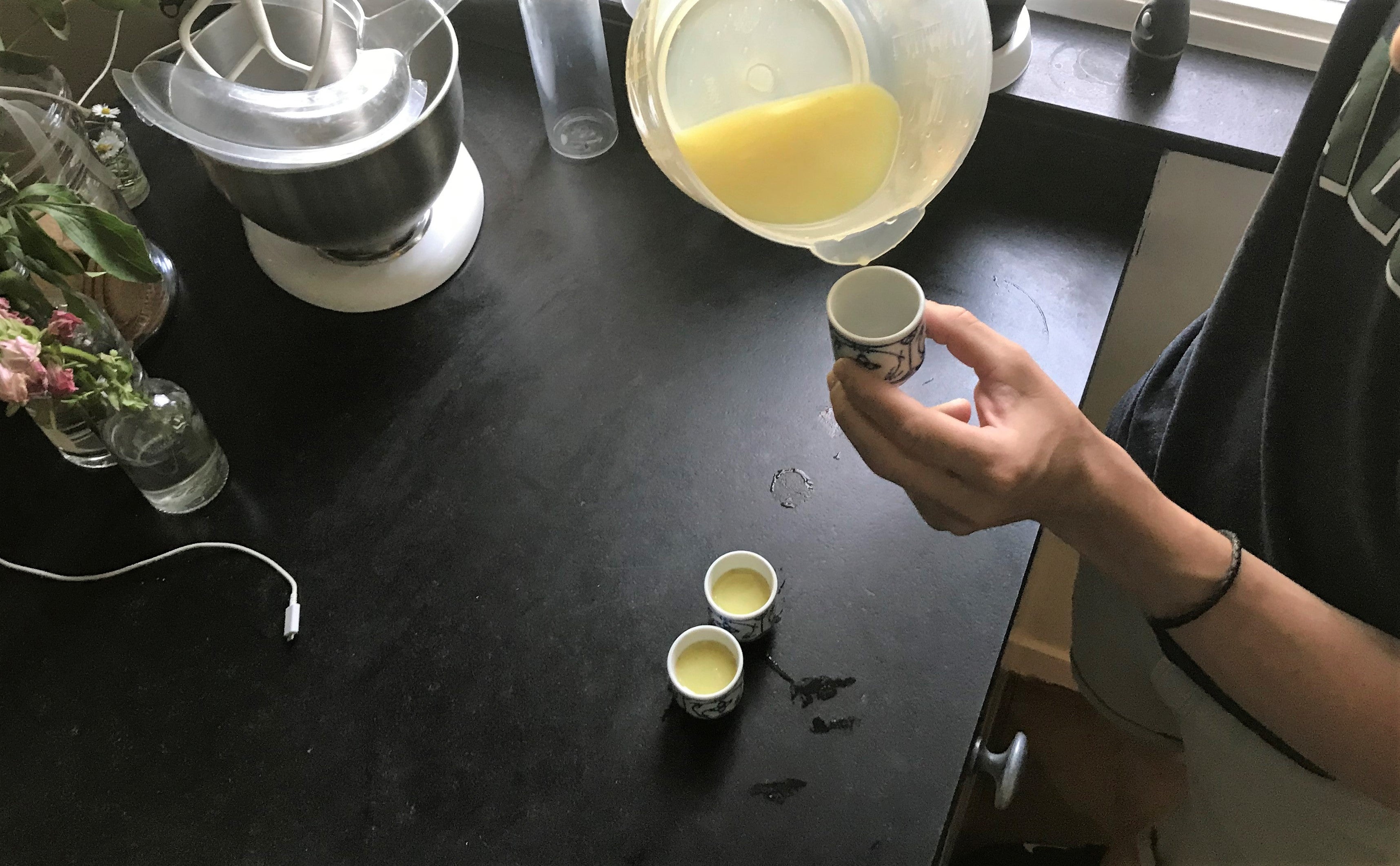 A ginger shot provides multiple vitamins that boost immune health and fight inflammation