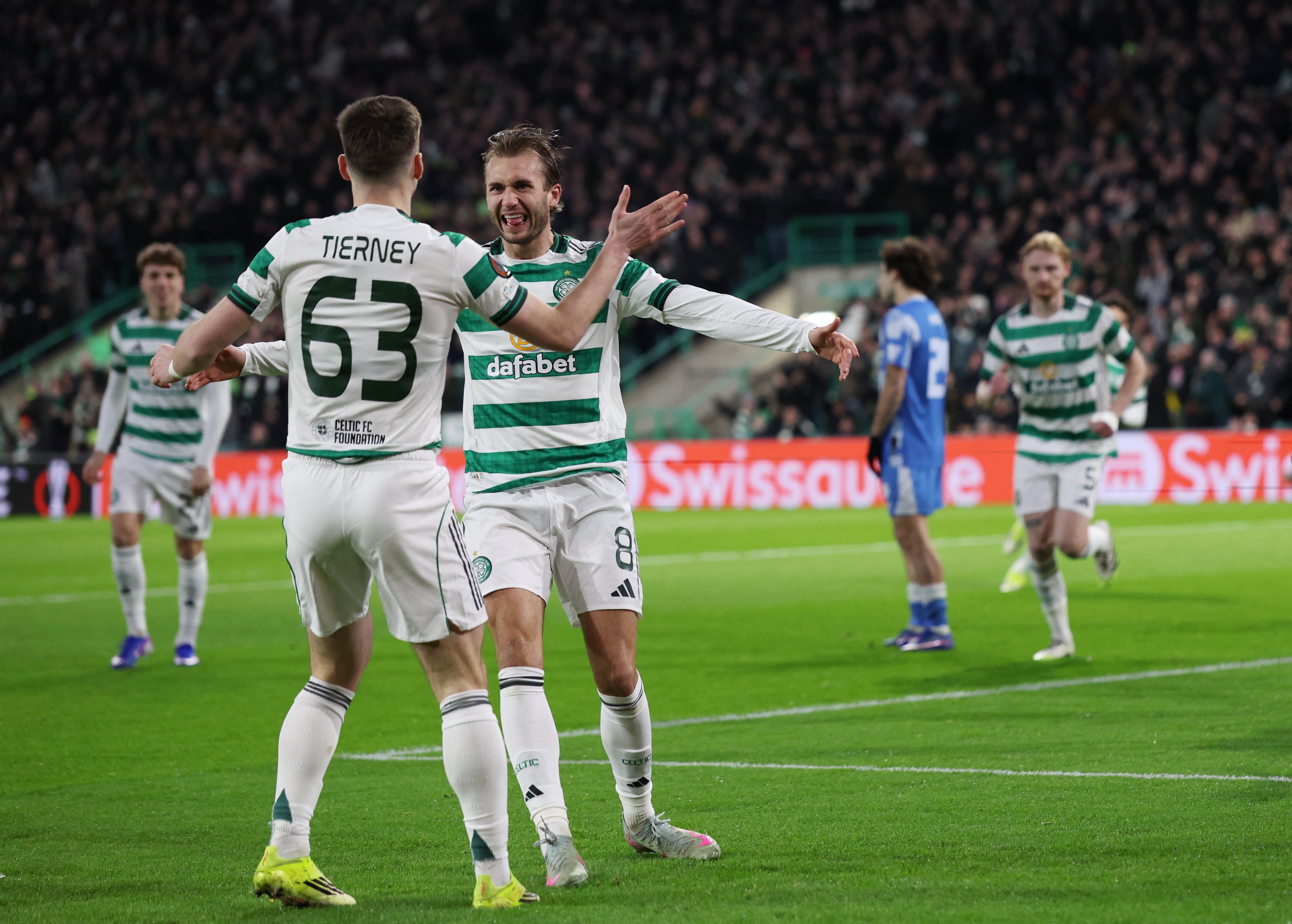 Benjamin Nygren gave Celtic an early lead