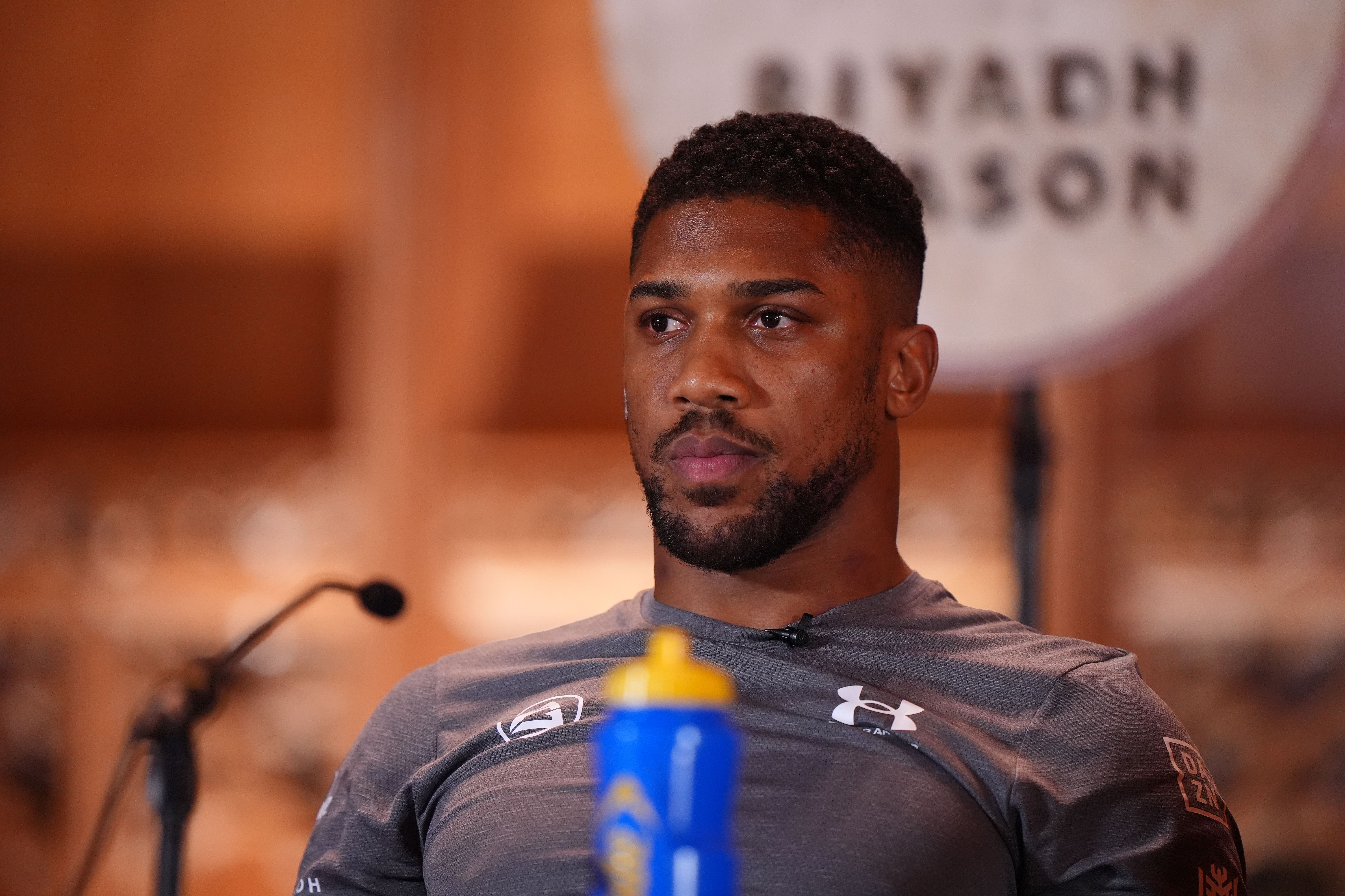 Anthony Joshua was involved in a car crash on December 29 (Bradley Collyer/PA)