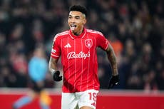 Igor Jesus double Nottingham Forest easy win over Robbie Keane’s Ferencvaros