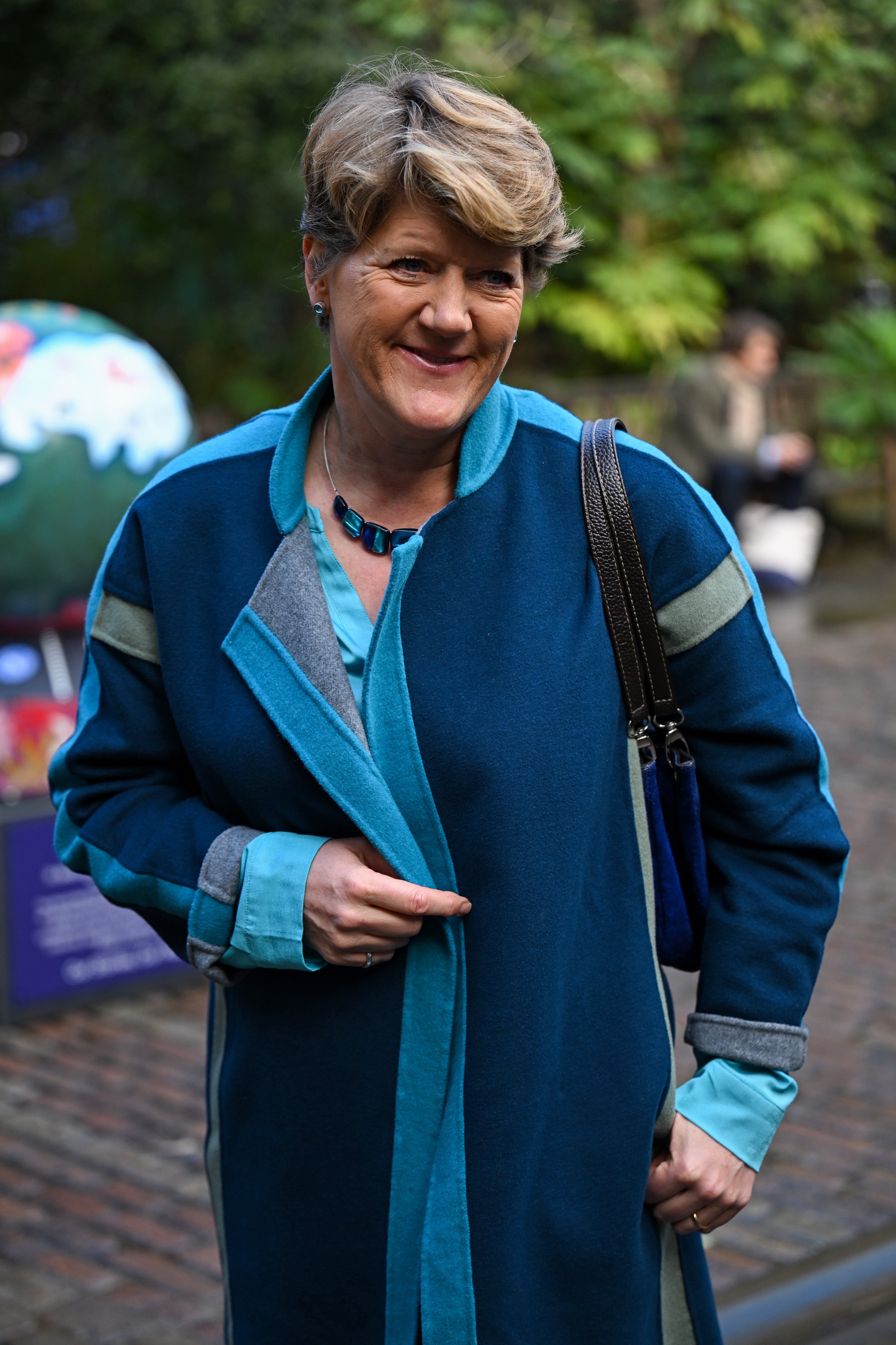 Clare Balding at Dame Jilly Cooper’s memorial