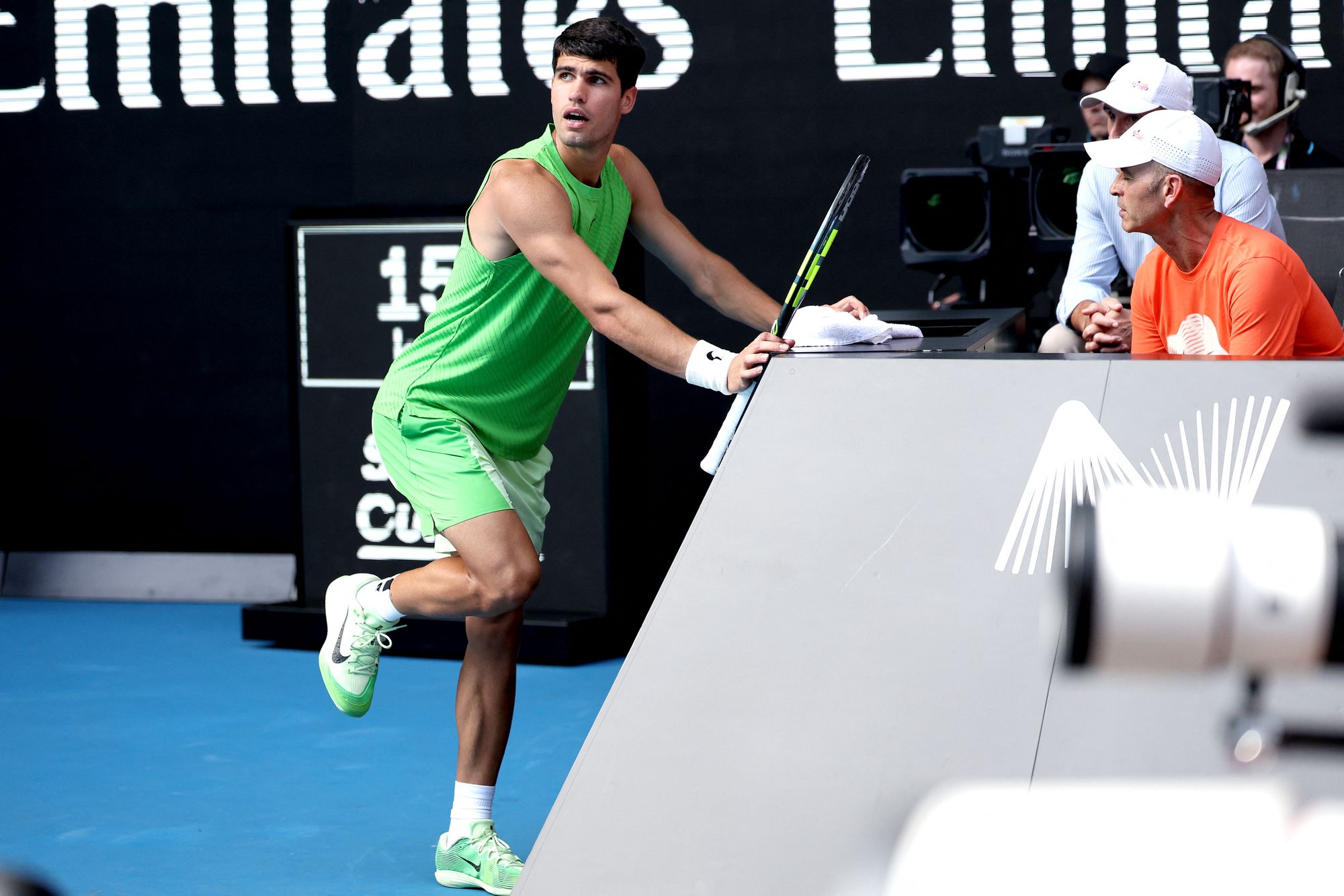 Alcaraz will now have to recover for Sunday's final