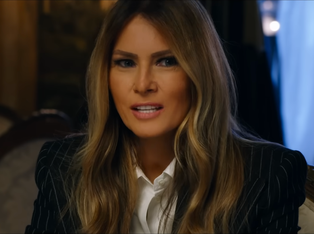 Melania Trump in her self-titled Amazon film