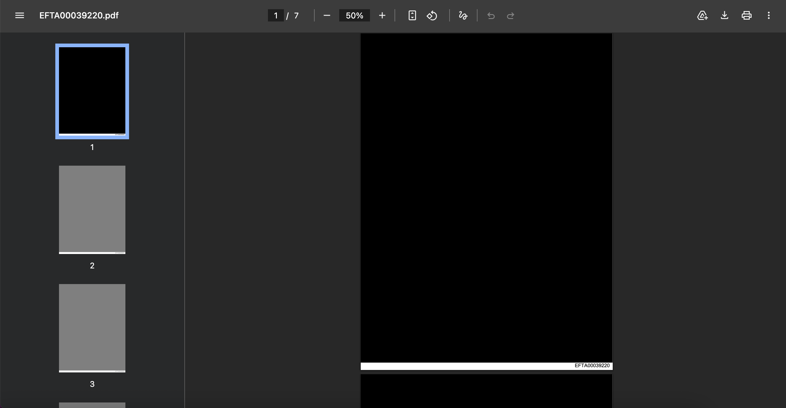 Some of the newly released files are redacted, including one seven-page document which is entirely blacked out
