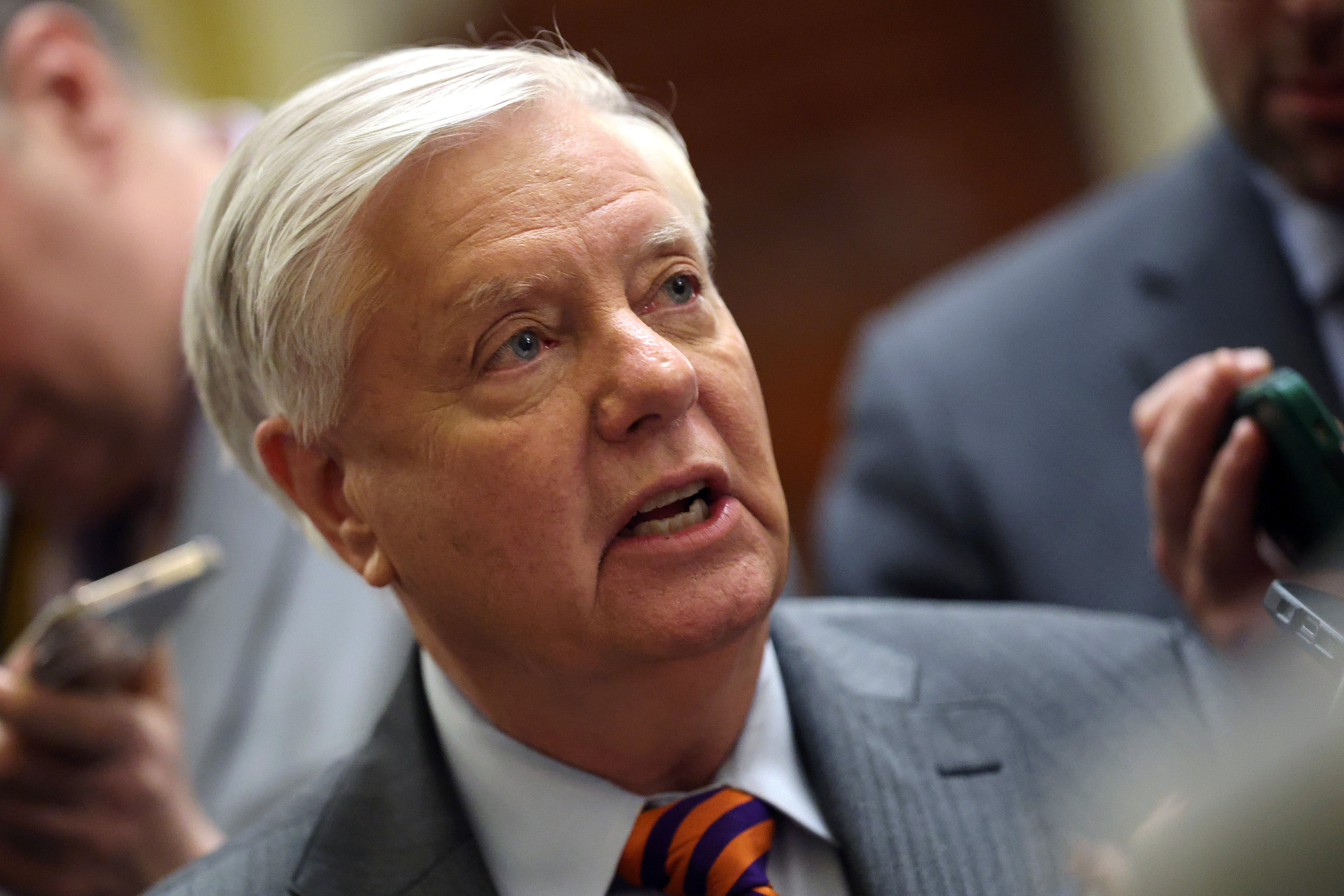 South Carolina Republican Sen. Lindsey Graham has been accused by Senate challenger Mark Lynch of conspiring to have Pam Bondi replaced as attorney general