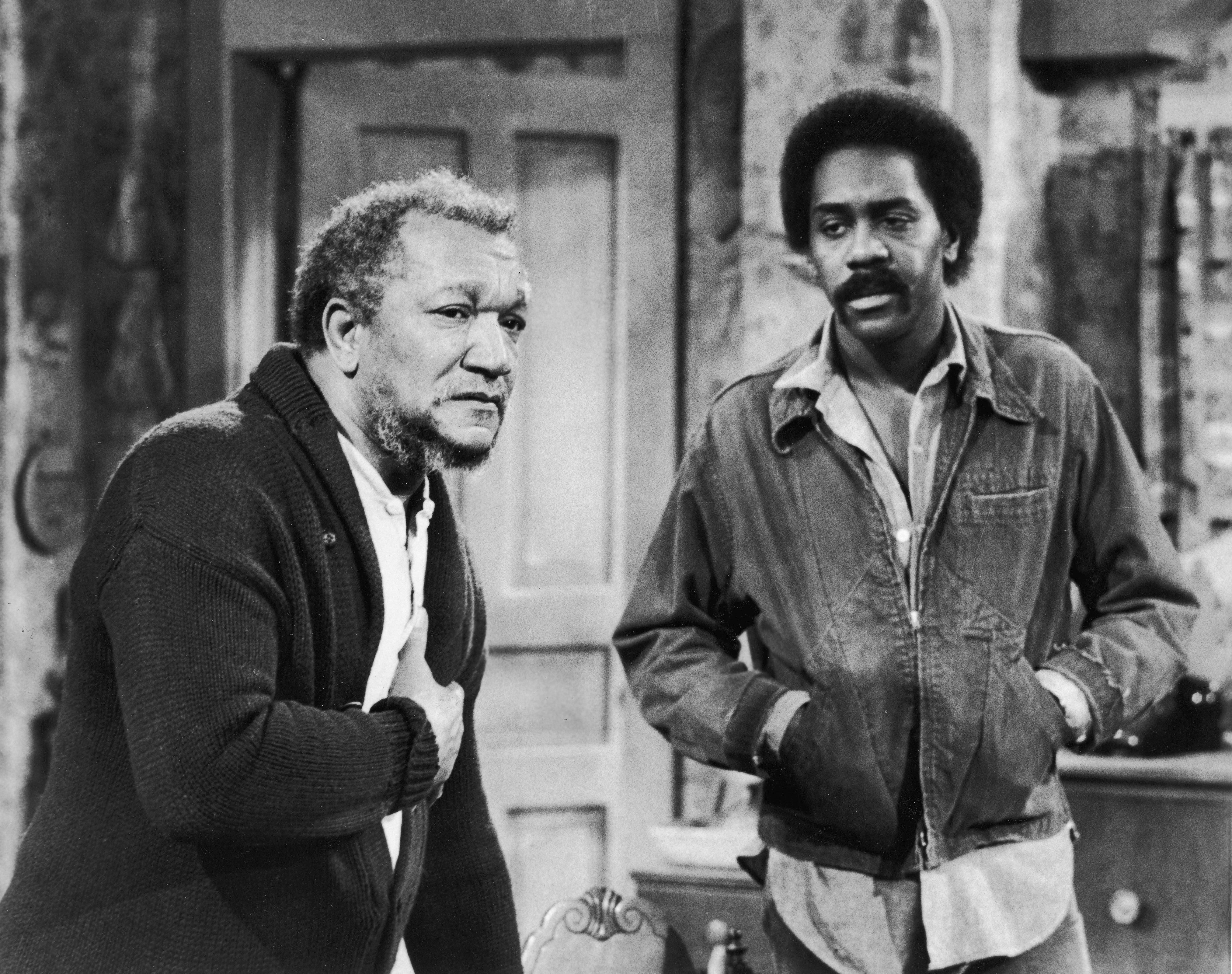 Wilson reflected on his time acting alongside Redd Foxx (left) acknowledging that they were ‘making history’ as Black actors