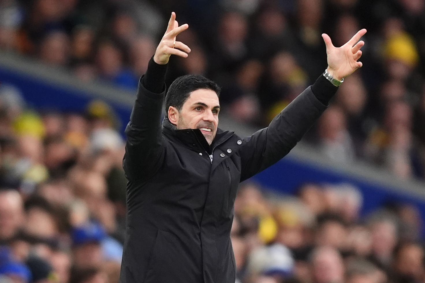 Mikel Arteta’s Arsenal beat Leeds 4-0 at Elland Road (Mike Egerton/PA)