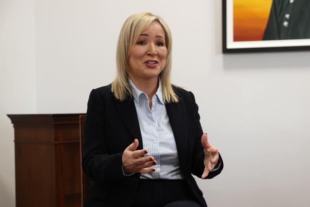 First Minister Michelle O’Neill has criticised Government legislation to deal with the legacy of the Troubles (Liam McBurney/PA)