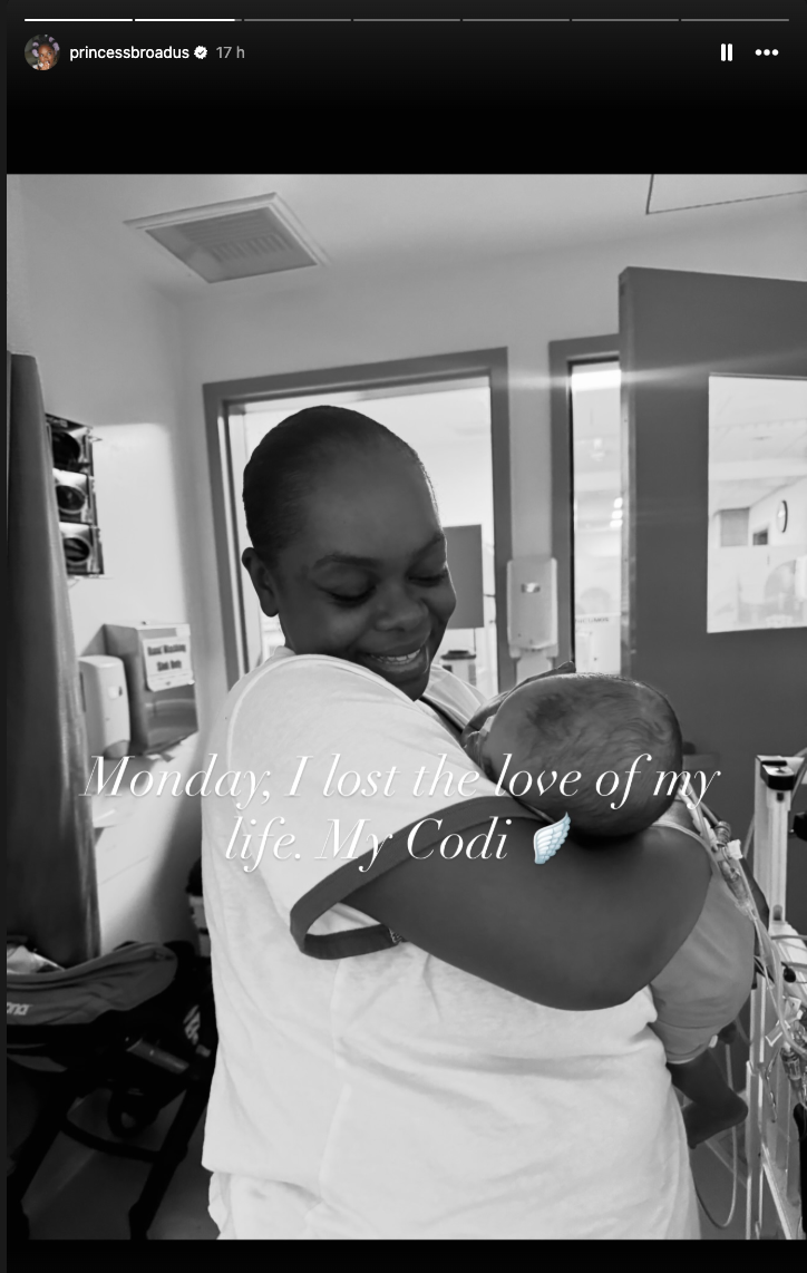 Cori Broadus, Snoop Dogg’s daughter, paid tribute to her baby daughter who died at 10 months