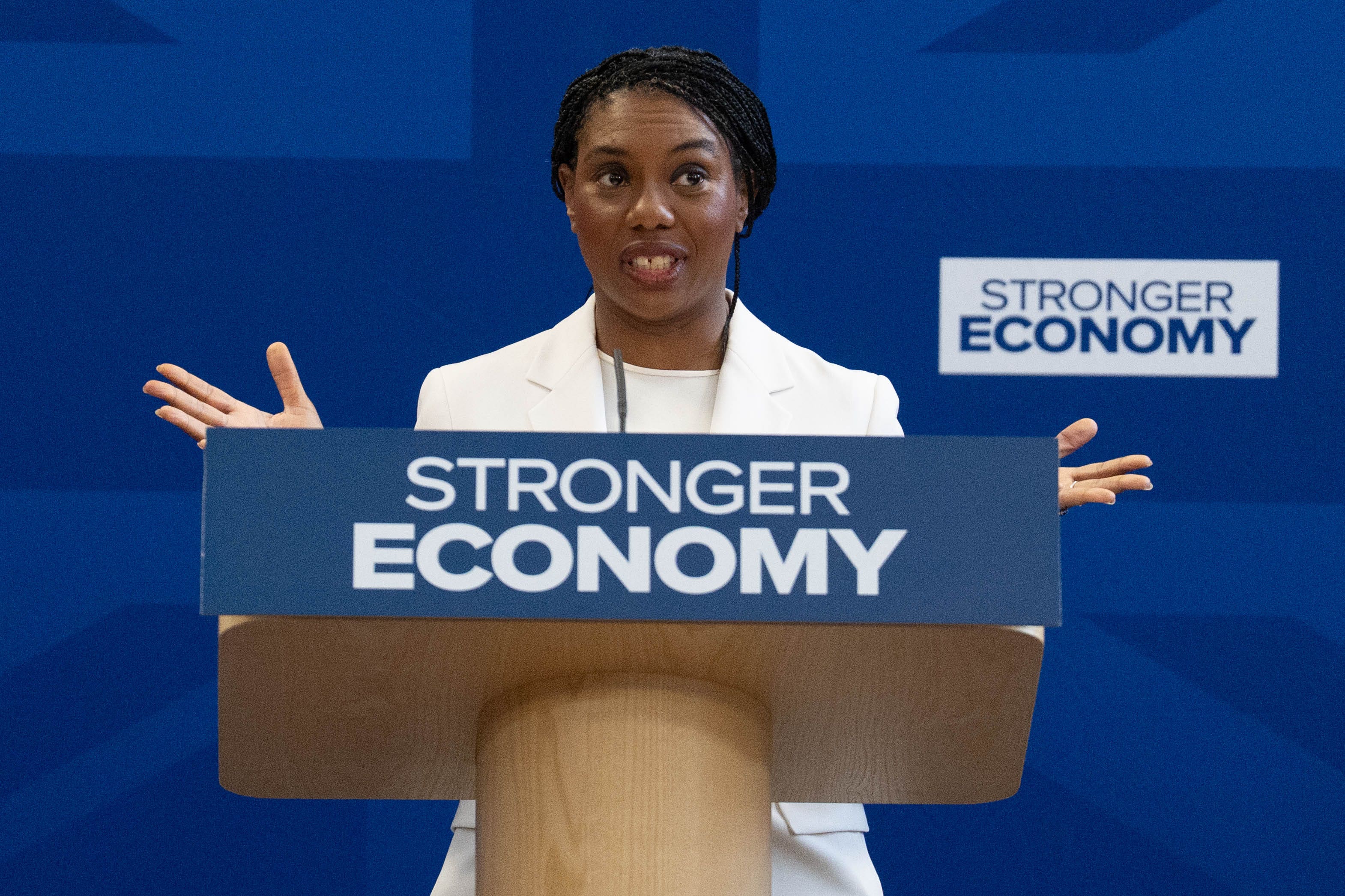 Conservative Party leader Kemi Badenoch (Stefan Rousseau/PA)