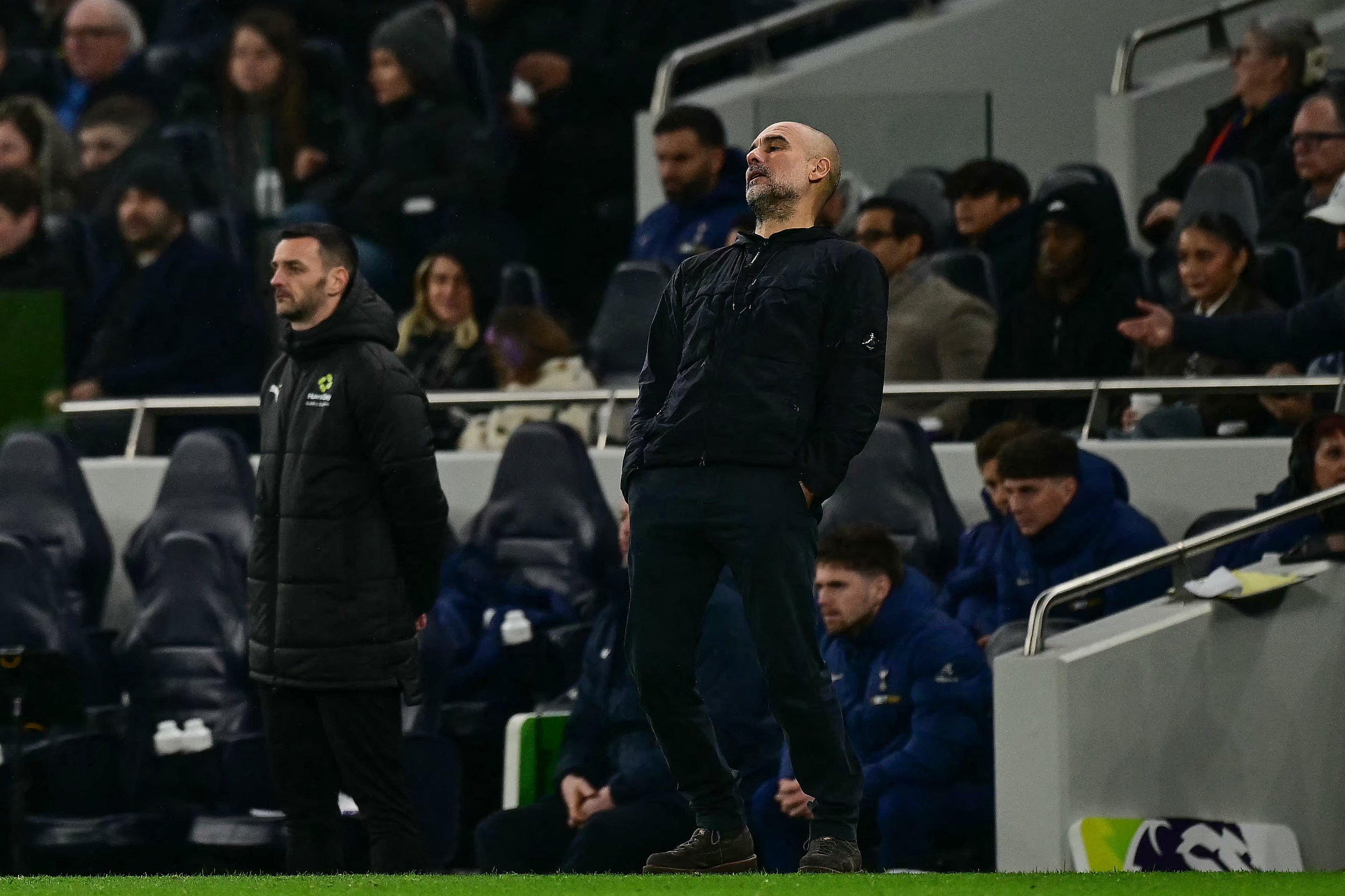 Pep Guardiola was visibly irate with the decision