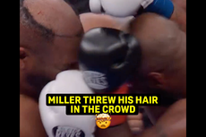 Jarrell Miller’s toupee punched off as heavyweight throws it into the crowd during Kingsley Ibeh fight