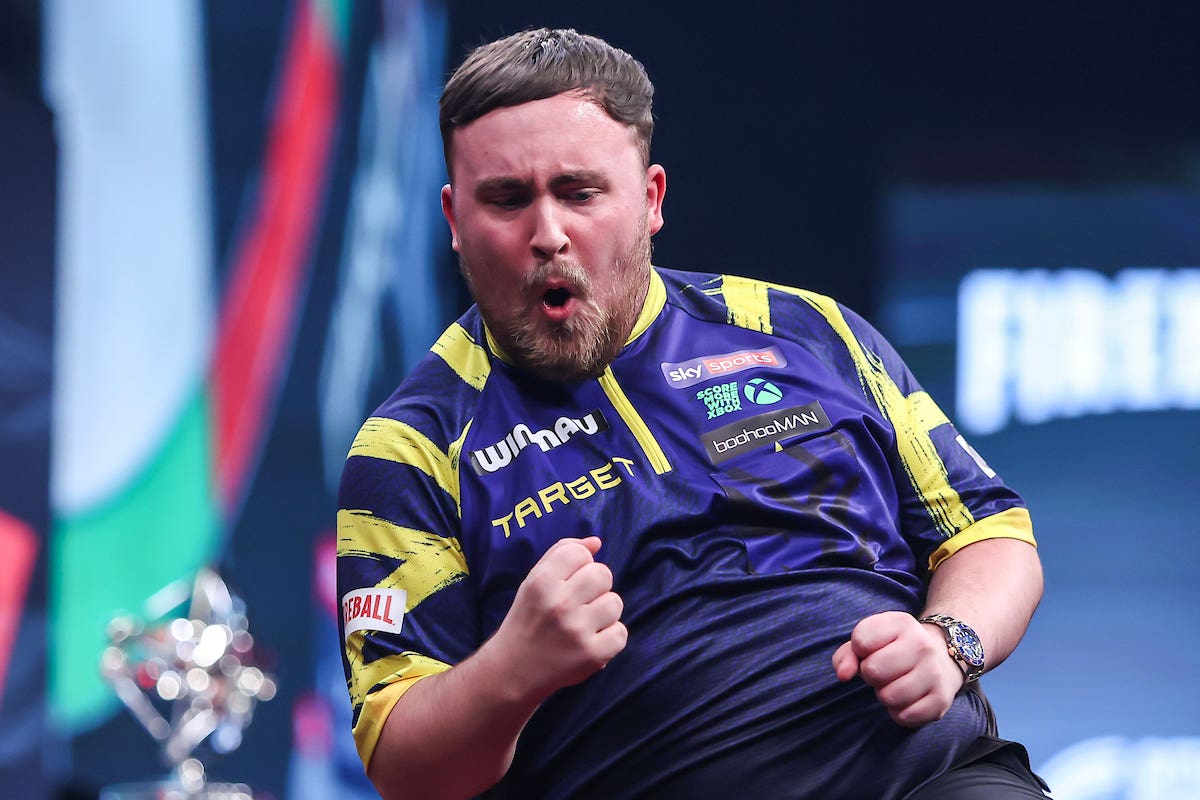 Luke Littler won a dramatic semi-final against Gerwyn Price (Taylor Lanning/PDC)