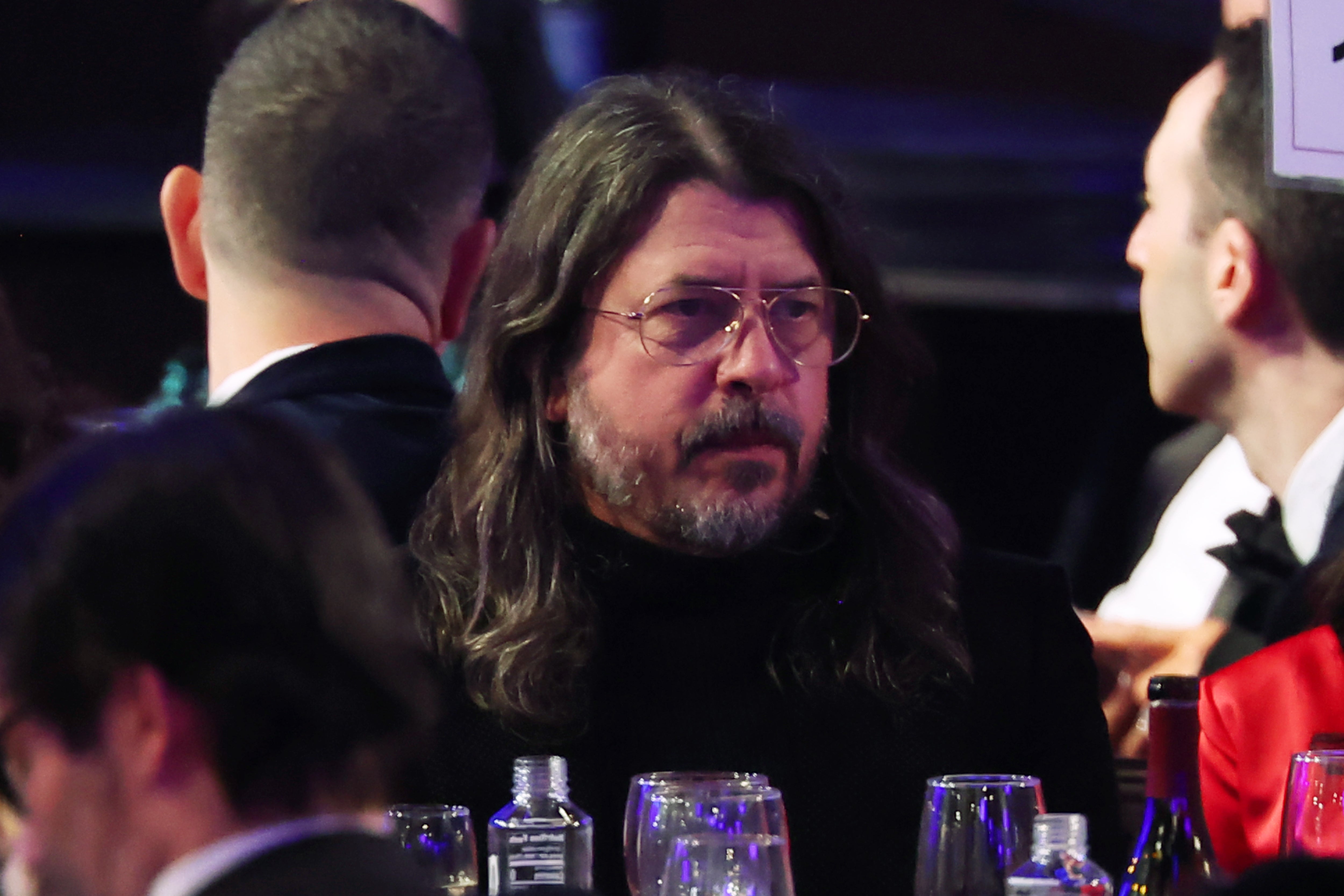 Foo Fighters frontman Dave Grohl at the Grammys pre-party