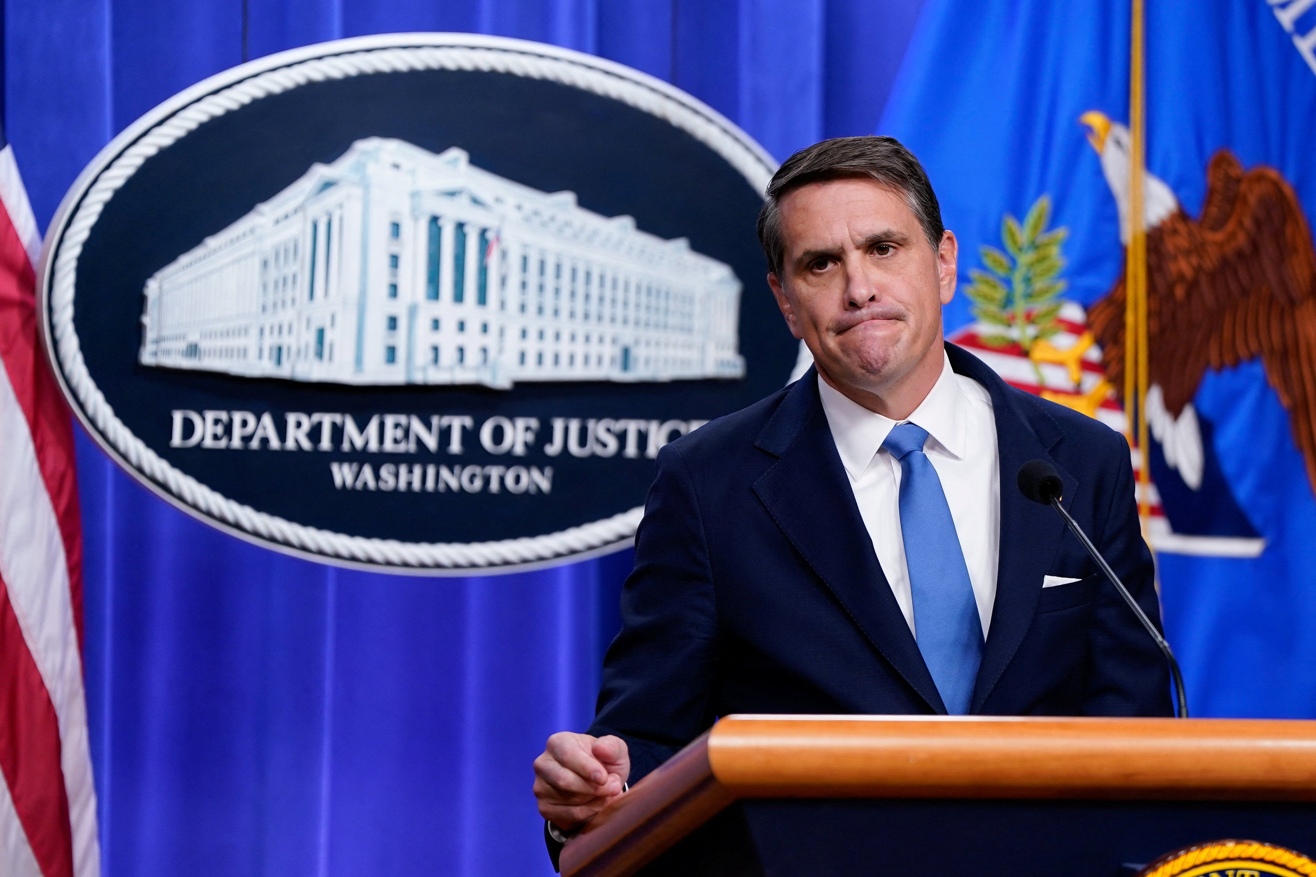 Deputy Attorney General Todd Blanche, the president’s former criminal defense attorney, is Pam Bondi’s top deputy at an agency that has transformed to ‘executive the president’s priorities,’ he said February 1