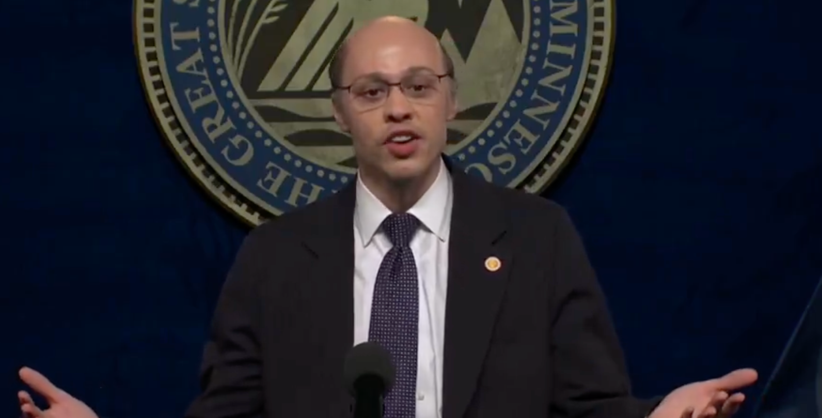 SNL’s Pete Davidson impersonated Tom Homan giving a pep talk to ICE agents in Minneapolis