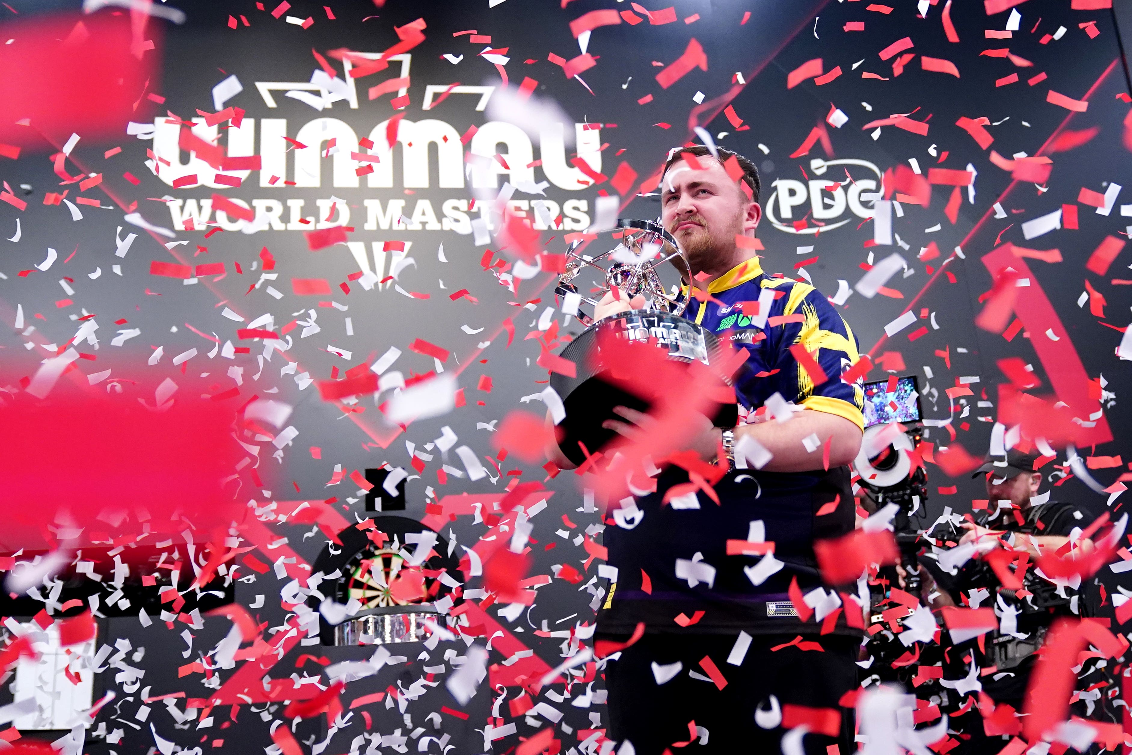 Luke Littler continued his dominance of darts by winning the World Masters (Ben Whitley/PA)
