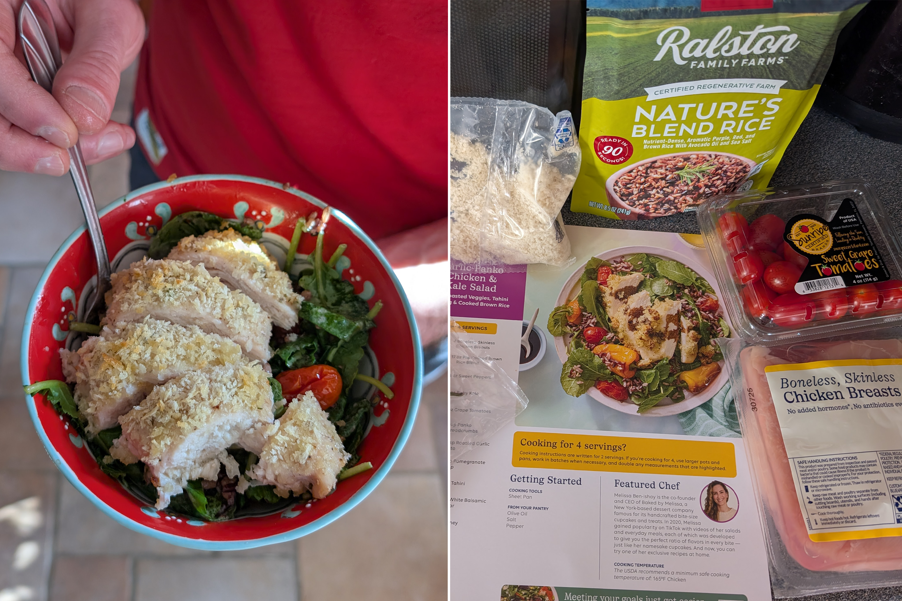 The service delivers on taste and flexibility