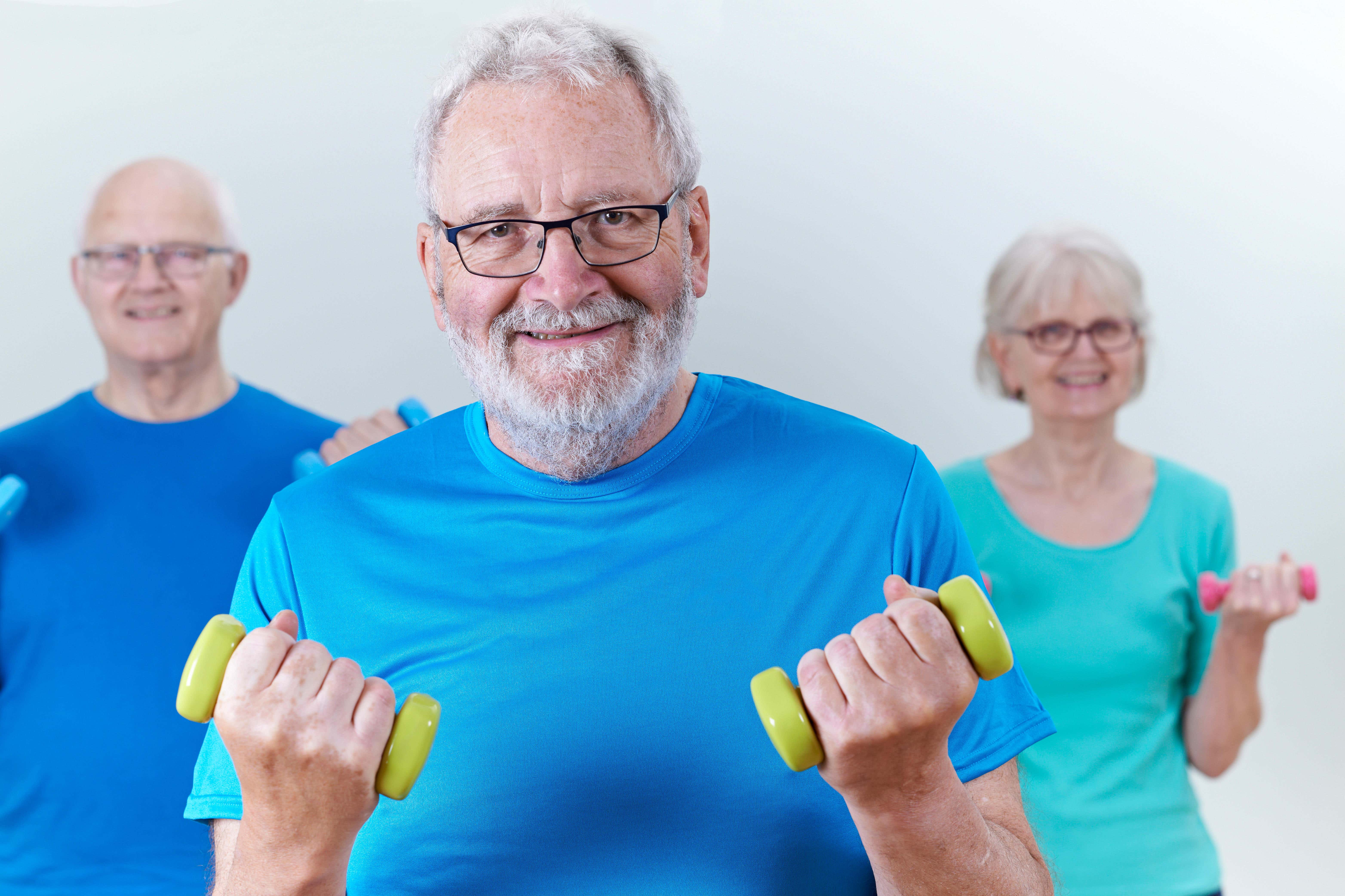 Strength training is one of the best ways to boost bone health (Alamy/PA)