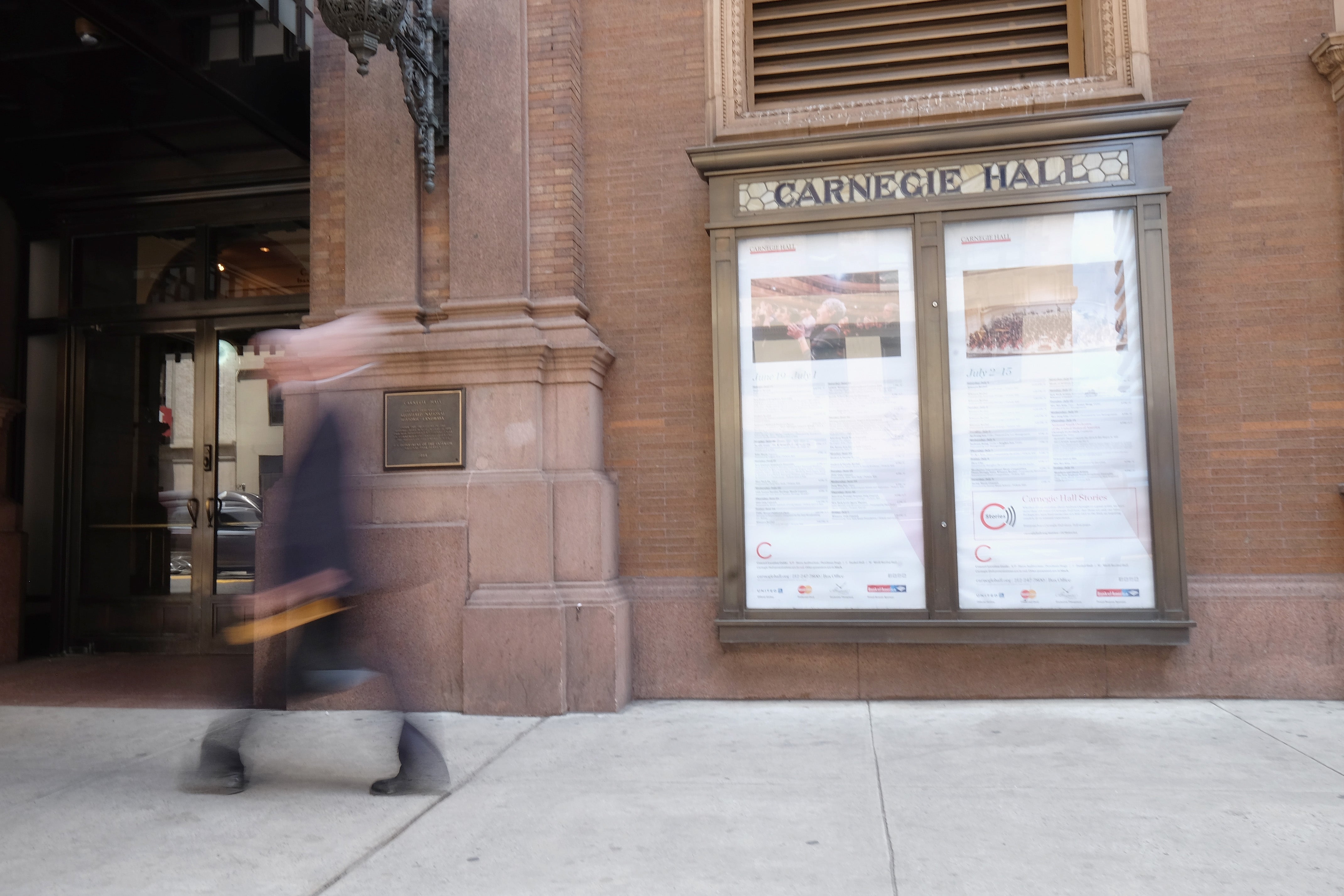 Moran, now living in Ireland after being deported by ICE, is an expert in conservation and preservation who has overseen building projects for Carnegie Hall, seen here, the American Museum of Natural History, and the New York Federal Reserve