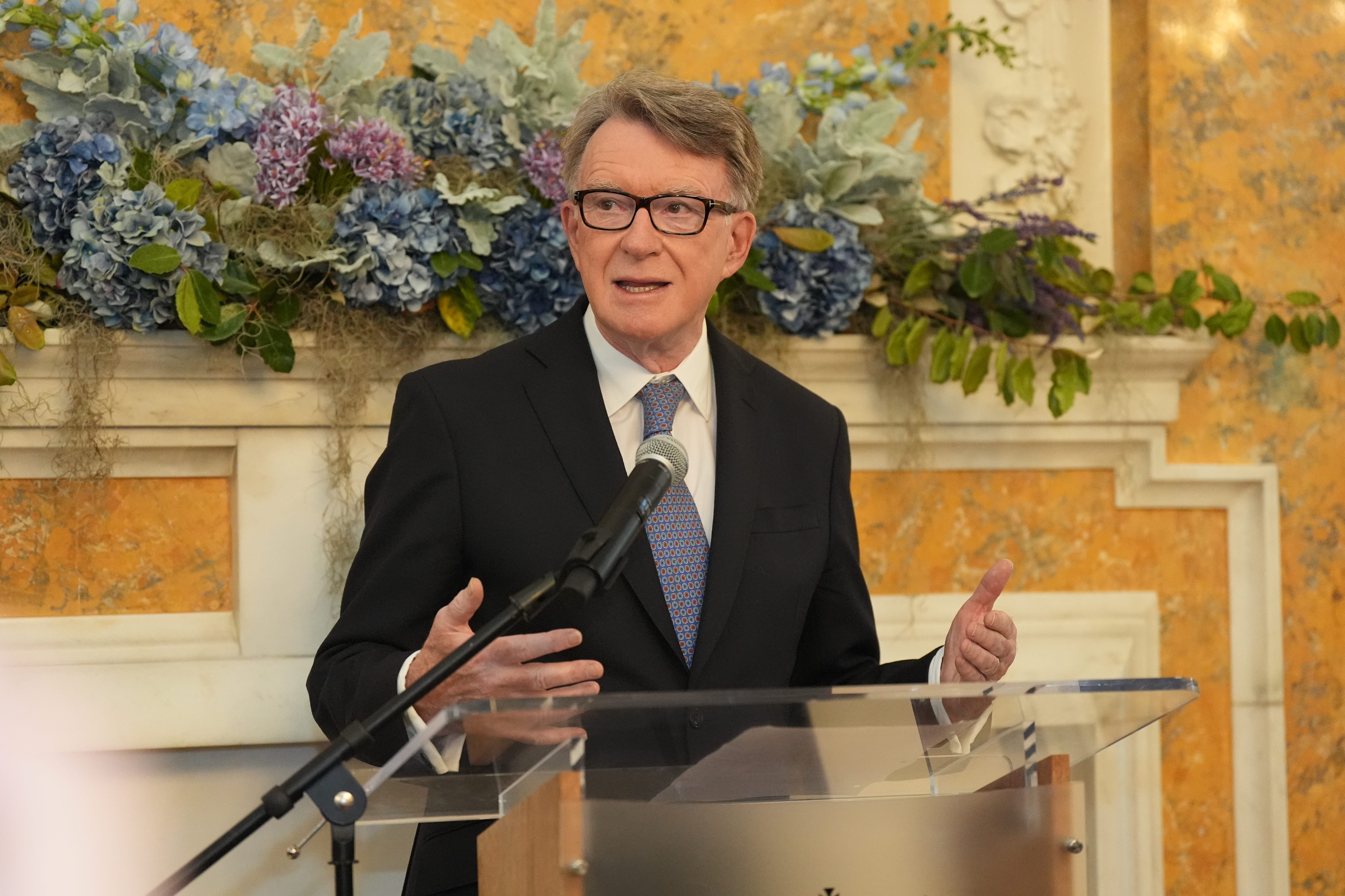 Lord Mandelson resigned from the Labour Party on Sunday (Niall Carson/PA)