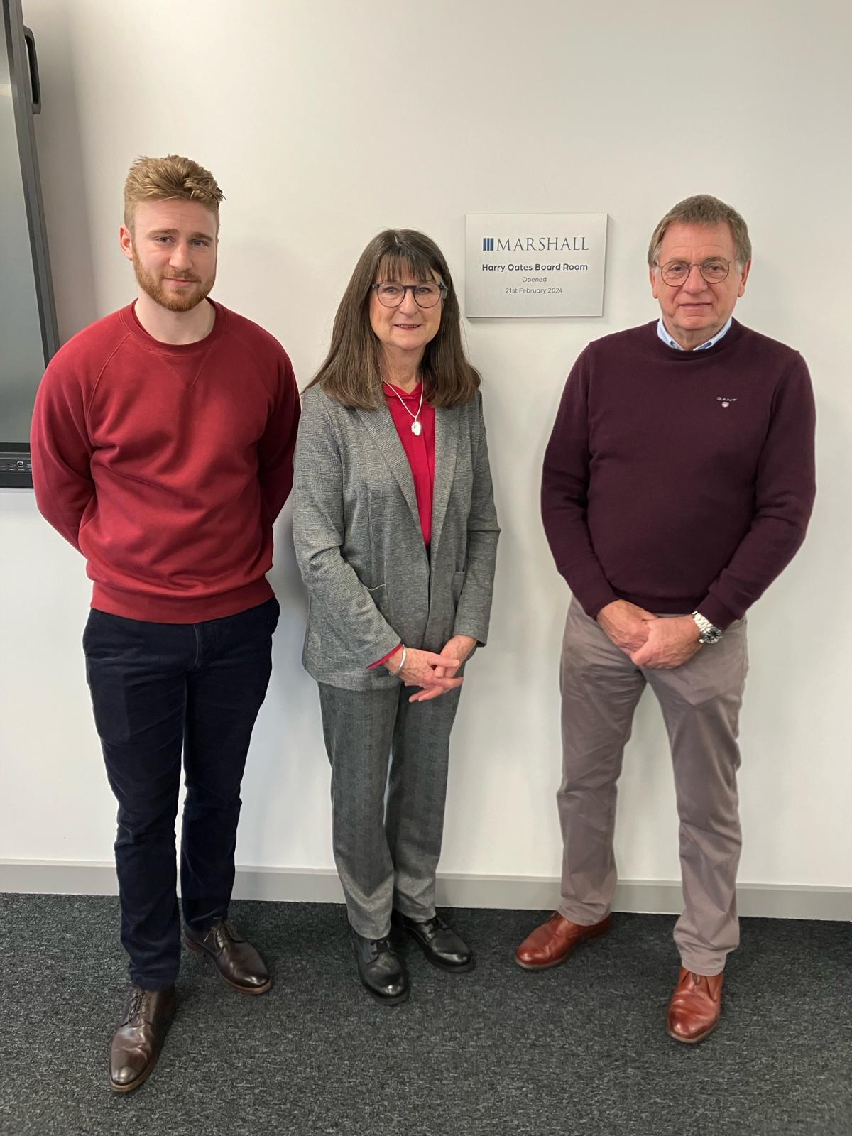 Harry’s former colleagues in Cambridge decided to commemorate him with a Harry arts boardroom and hung a plaque in his honour