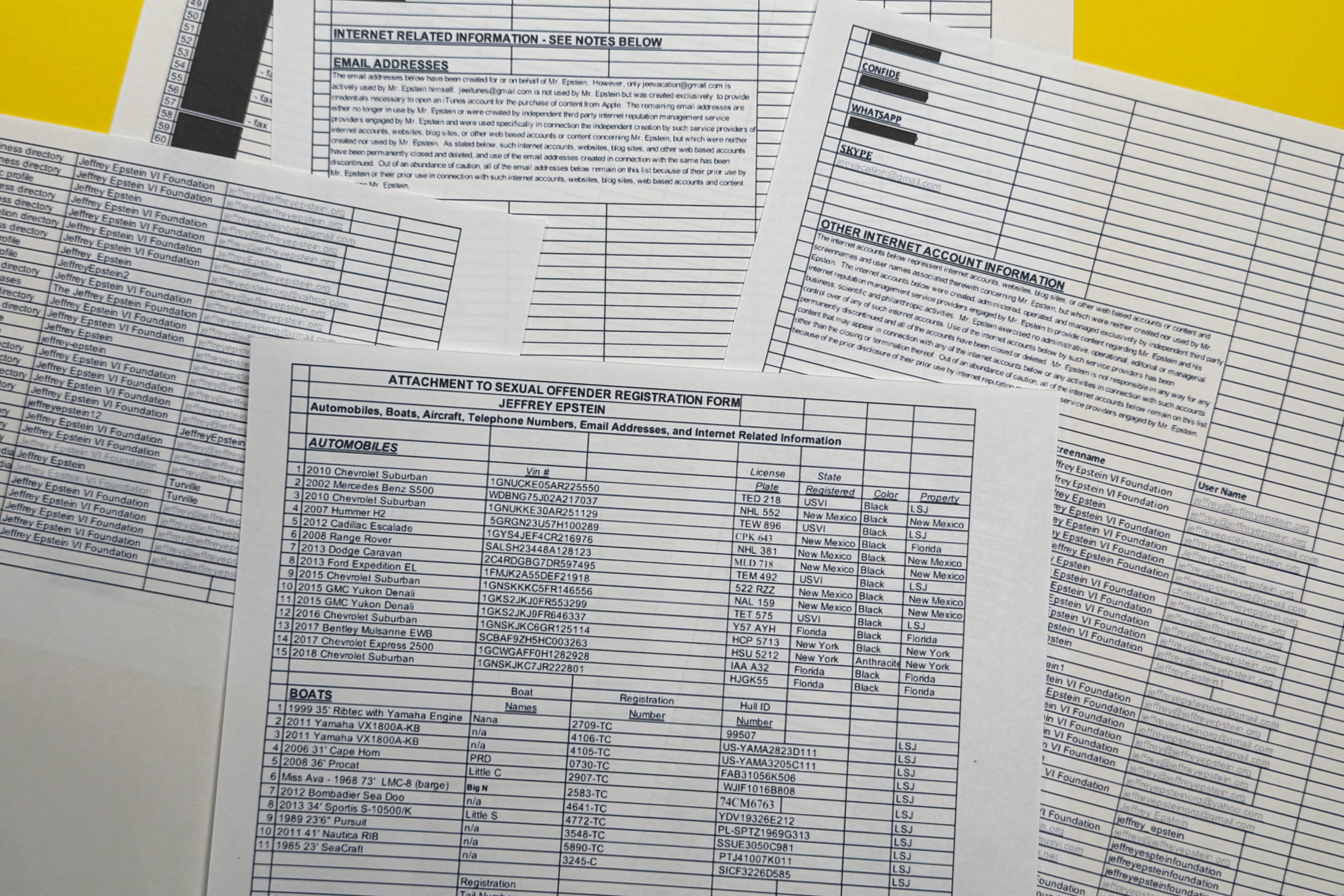 Justice Department Jeffrey Epstein