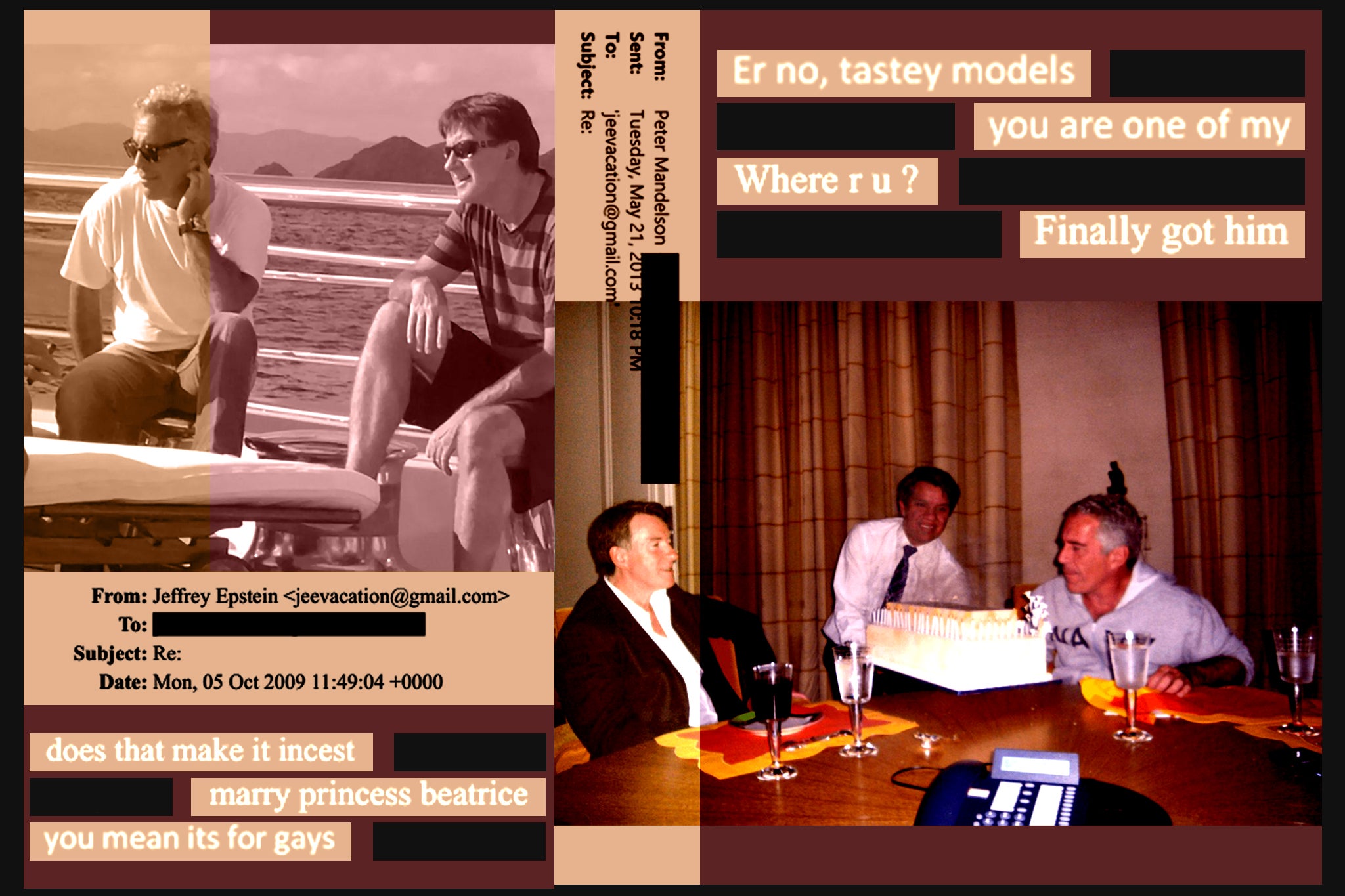 Many exchanges published between Lord Mandelson and Jeffrey Epstein have been made public