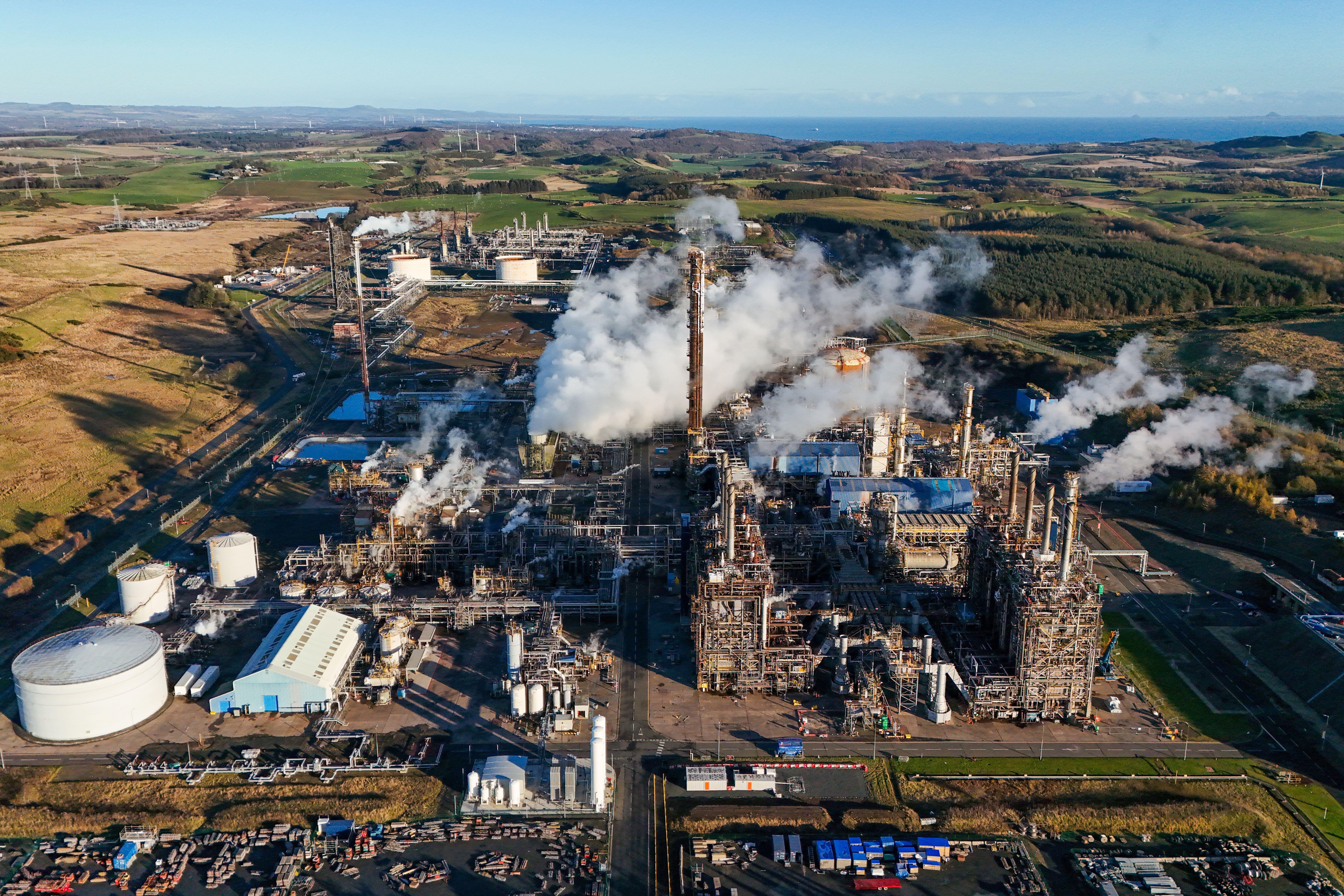 Production at the Mossmorran plant ended on Monday (Jane Barlow/PA)