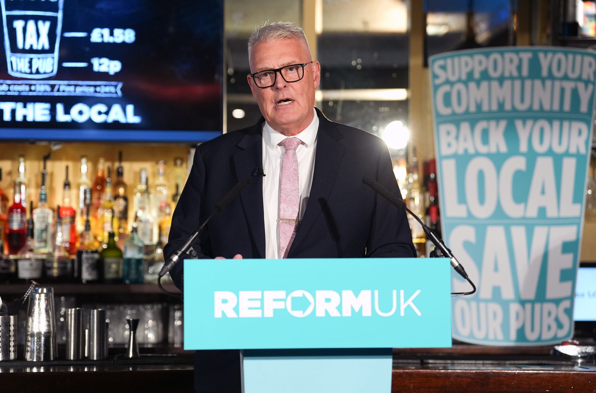 Reform MP Lee Anderson added that ’British people should be put first’