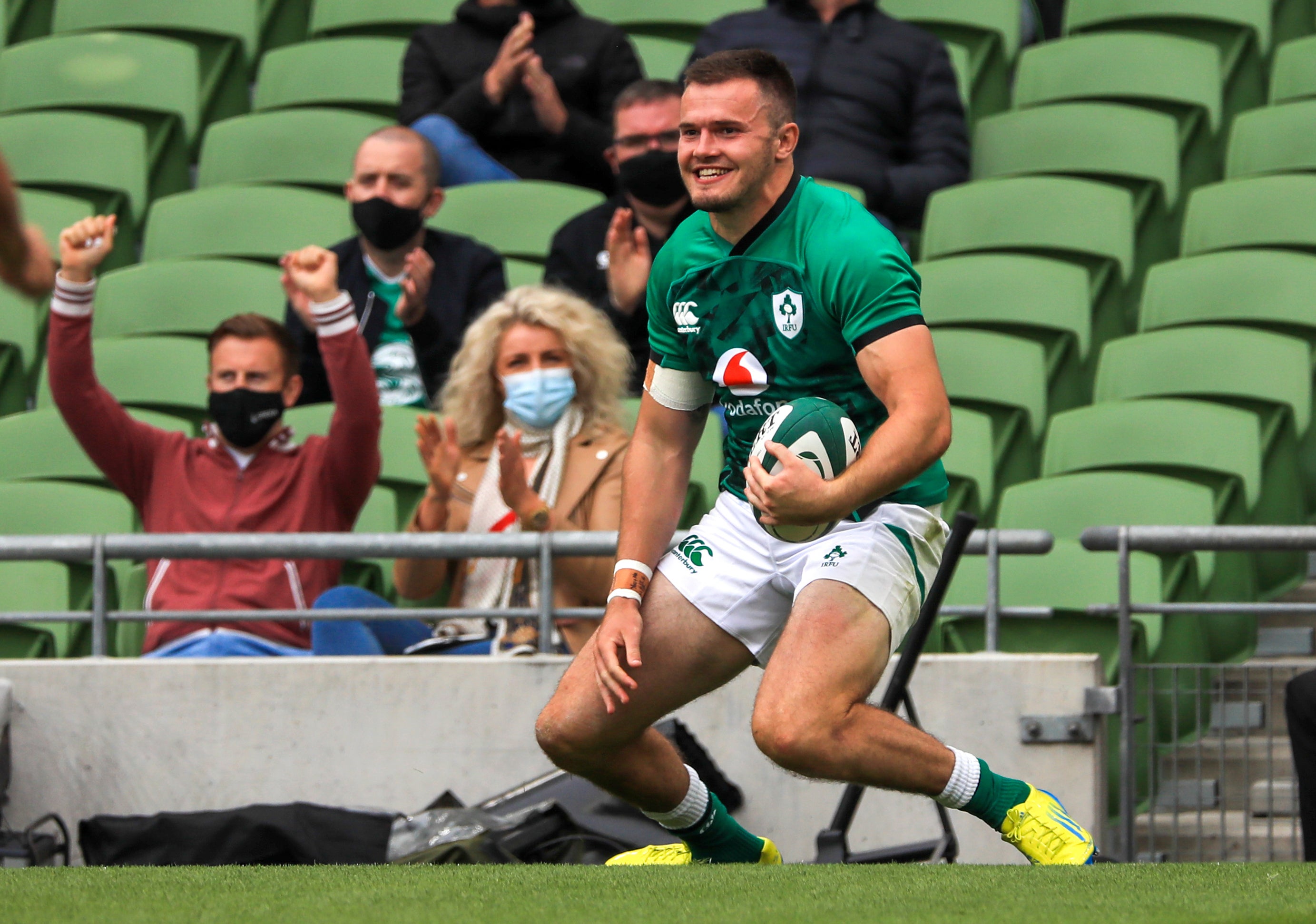 Jacob Stockdale has featured sparingly under Andy Farrell