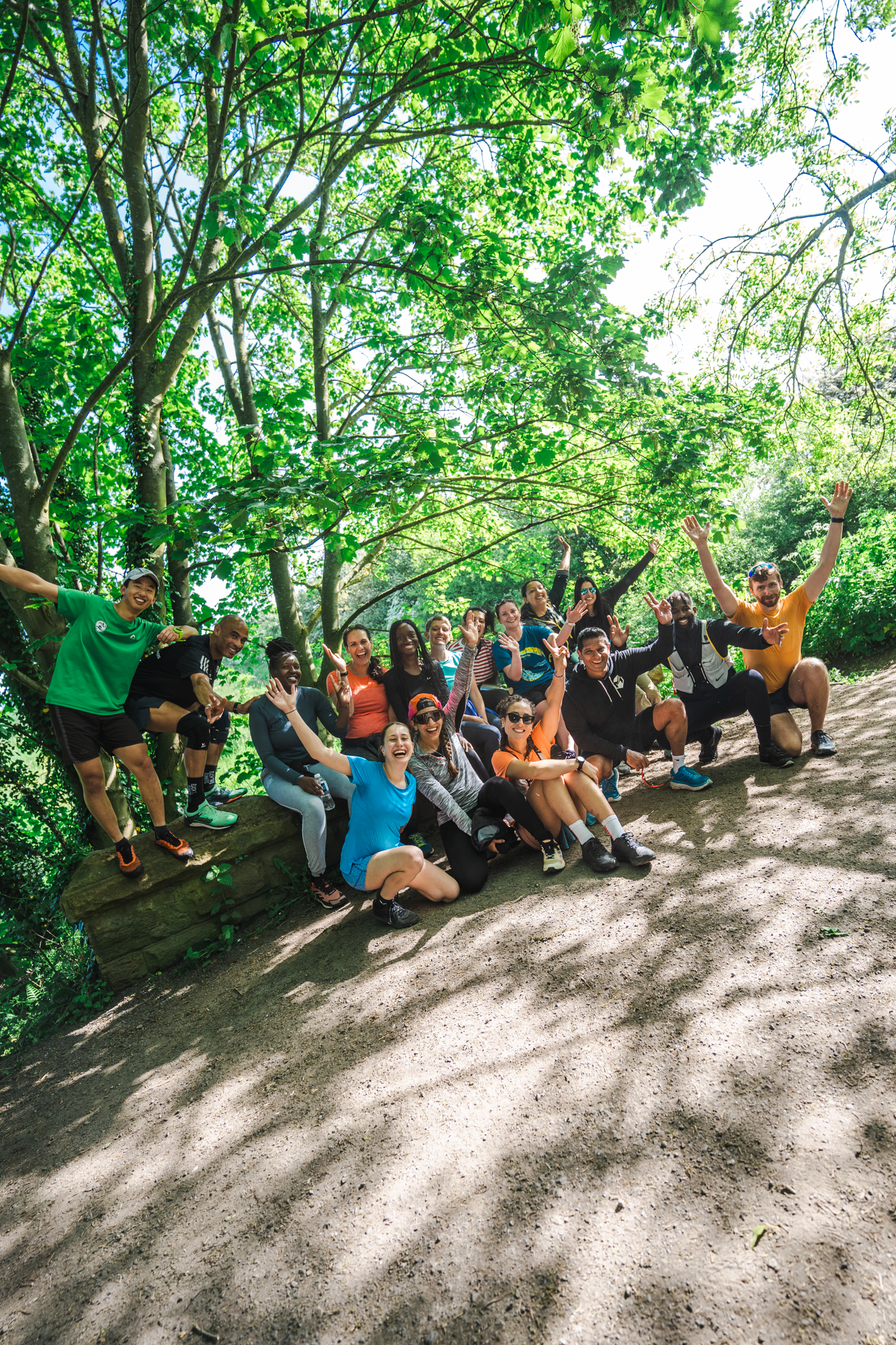 Members of the All the Elements community enjoy the great outdoors