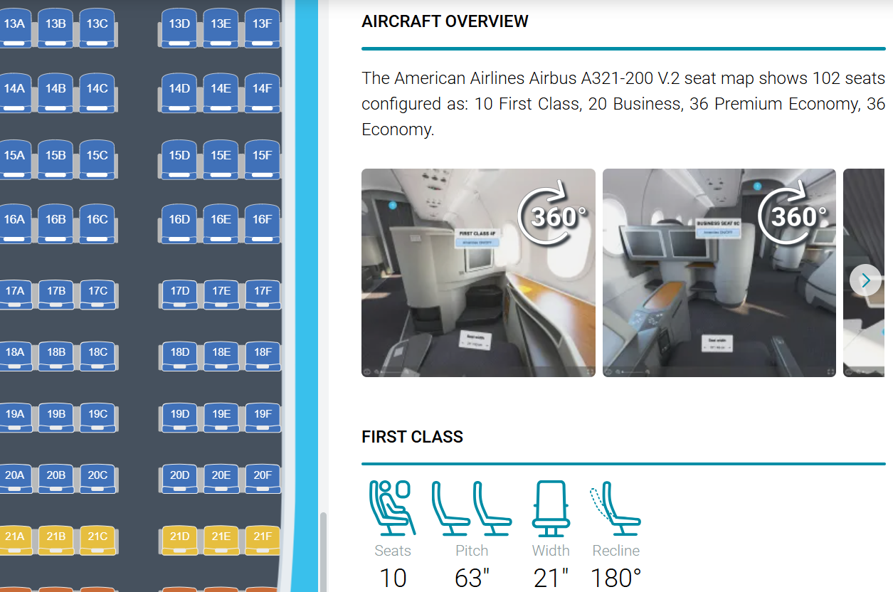 Seatmaps.com offers cabin layouts and seat ratings, along with interactive cabin videos