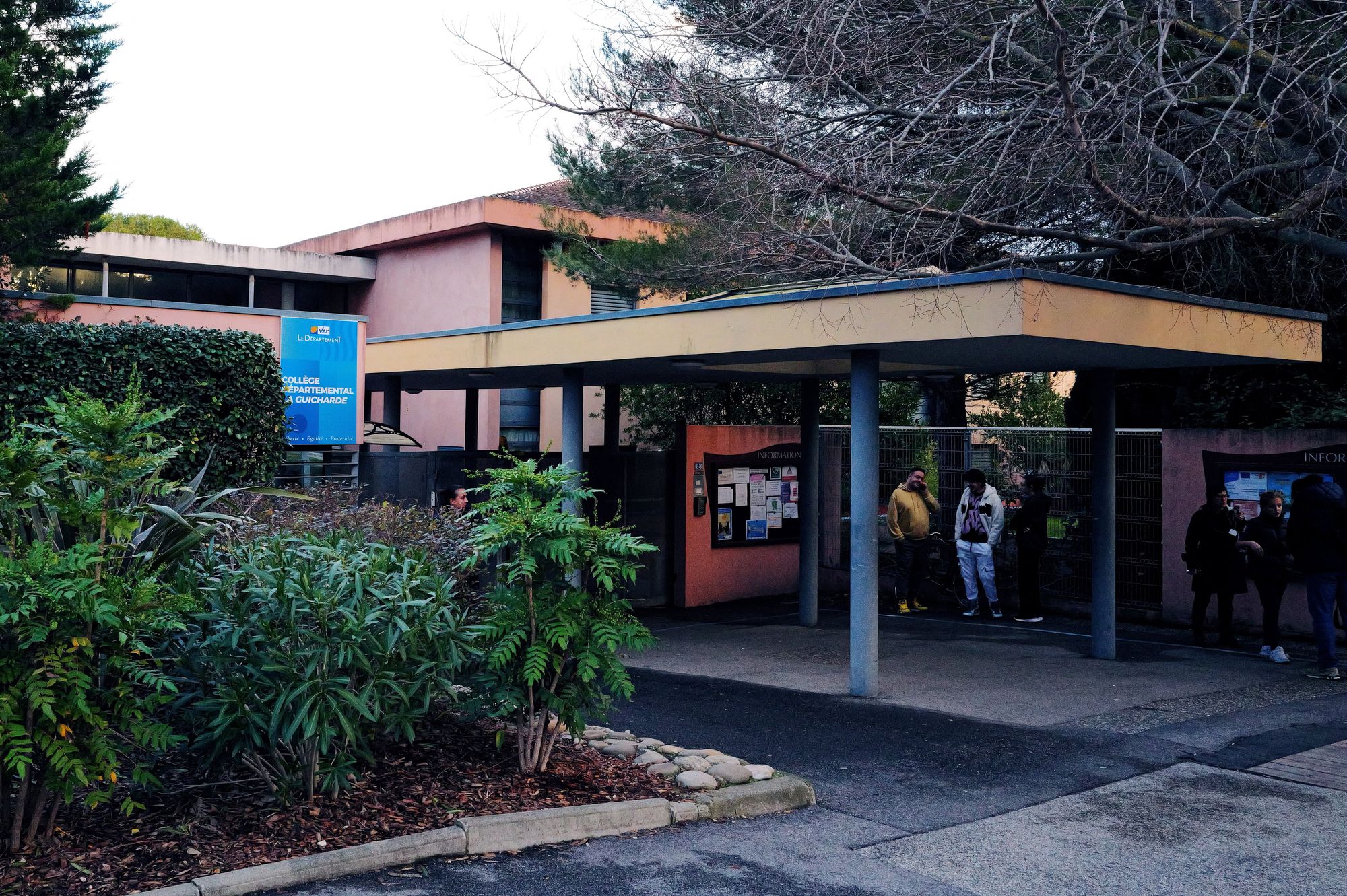 <p>The incident took place at La Guicharde middle school</p>