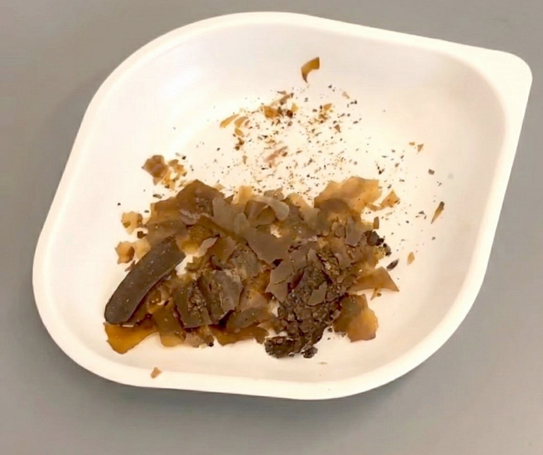 Analysis suggests that the faeces was blended with thyme