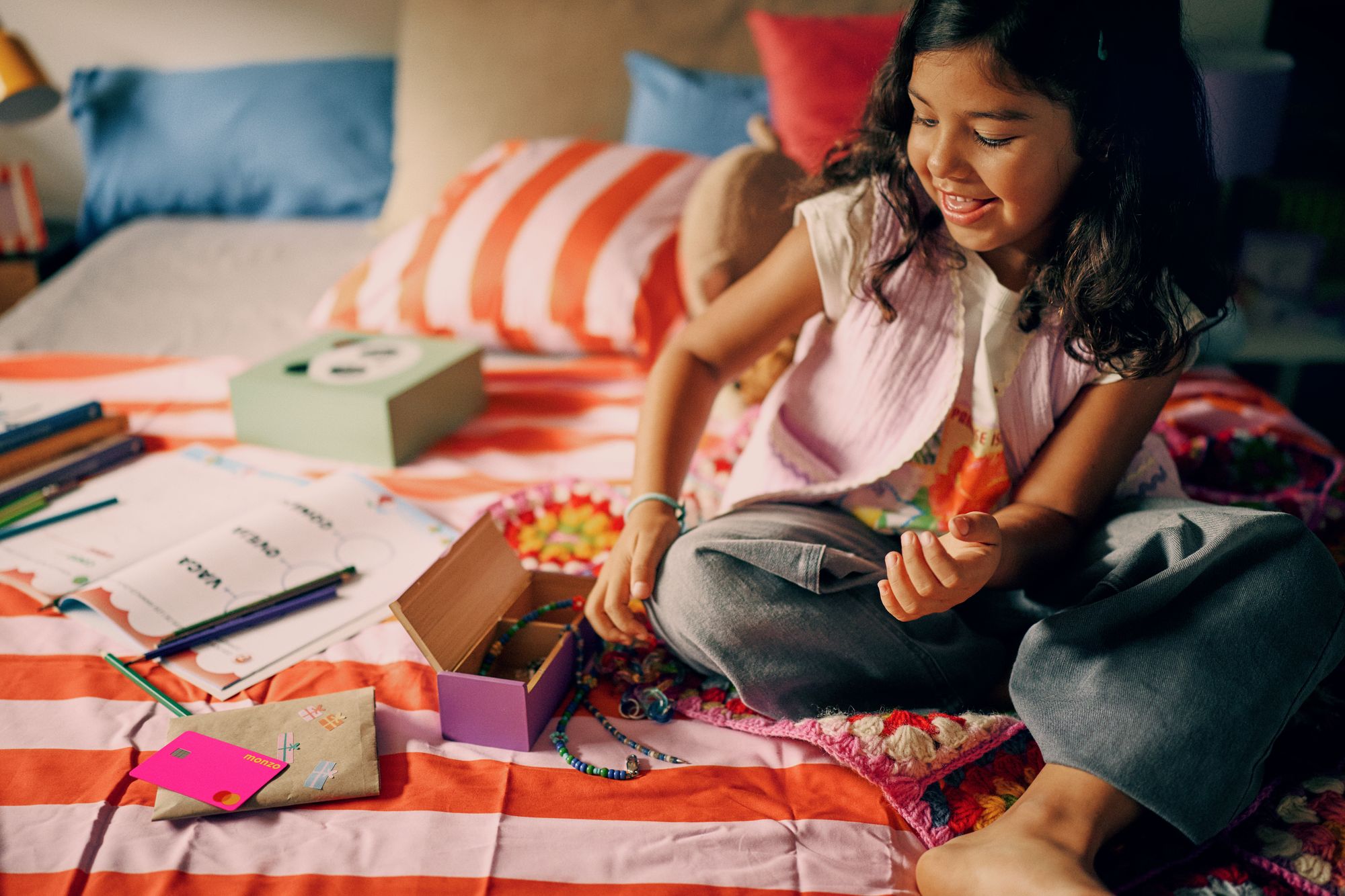 Ages six to 15. UK residents. Parent/guardian account needed. Interest paid monthly. £10,000 maximum in savings per child. Terms and conditions apply.