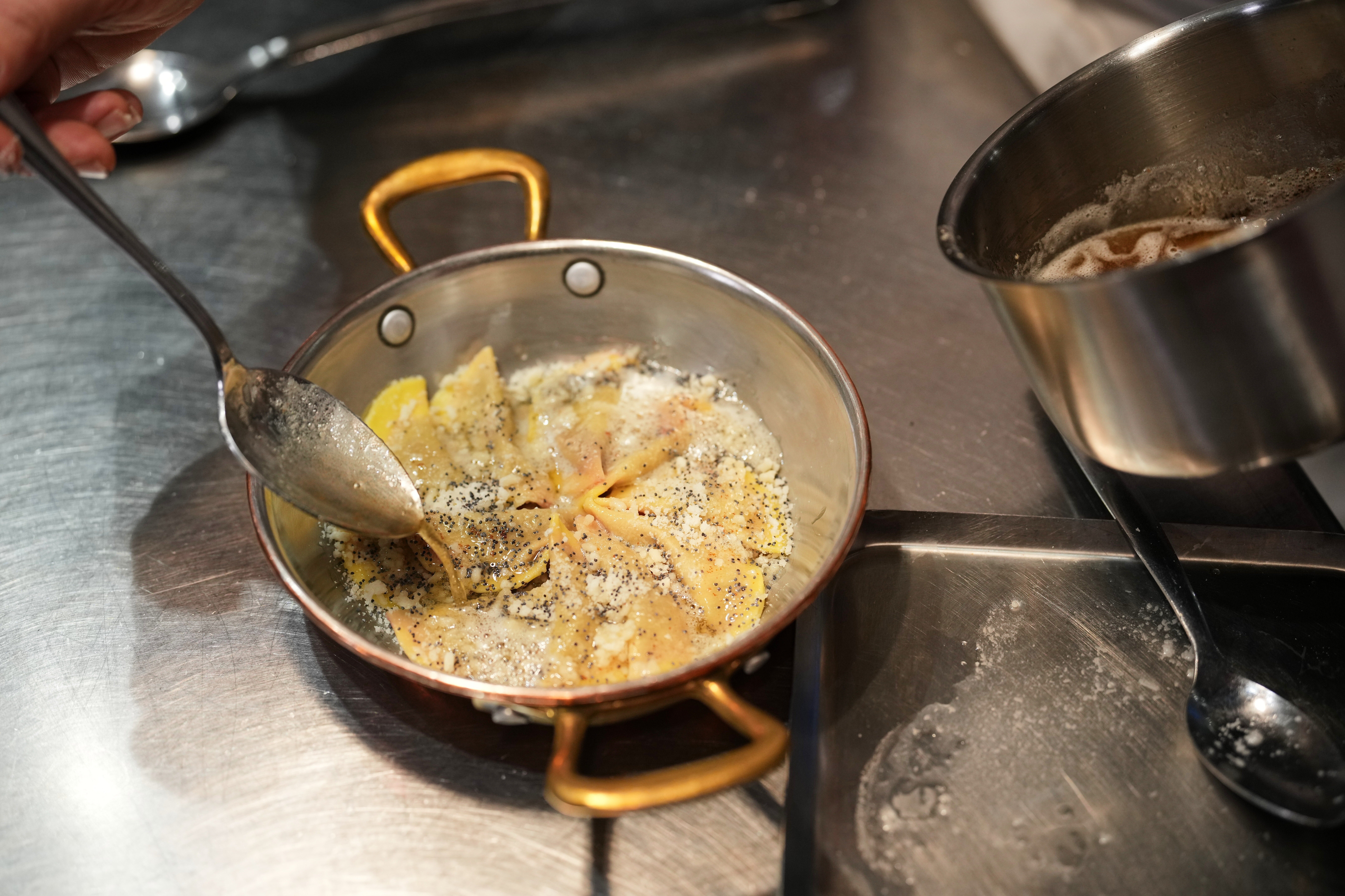 Italy Olympics Cortina Pasta