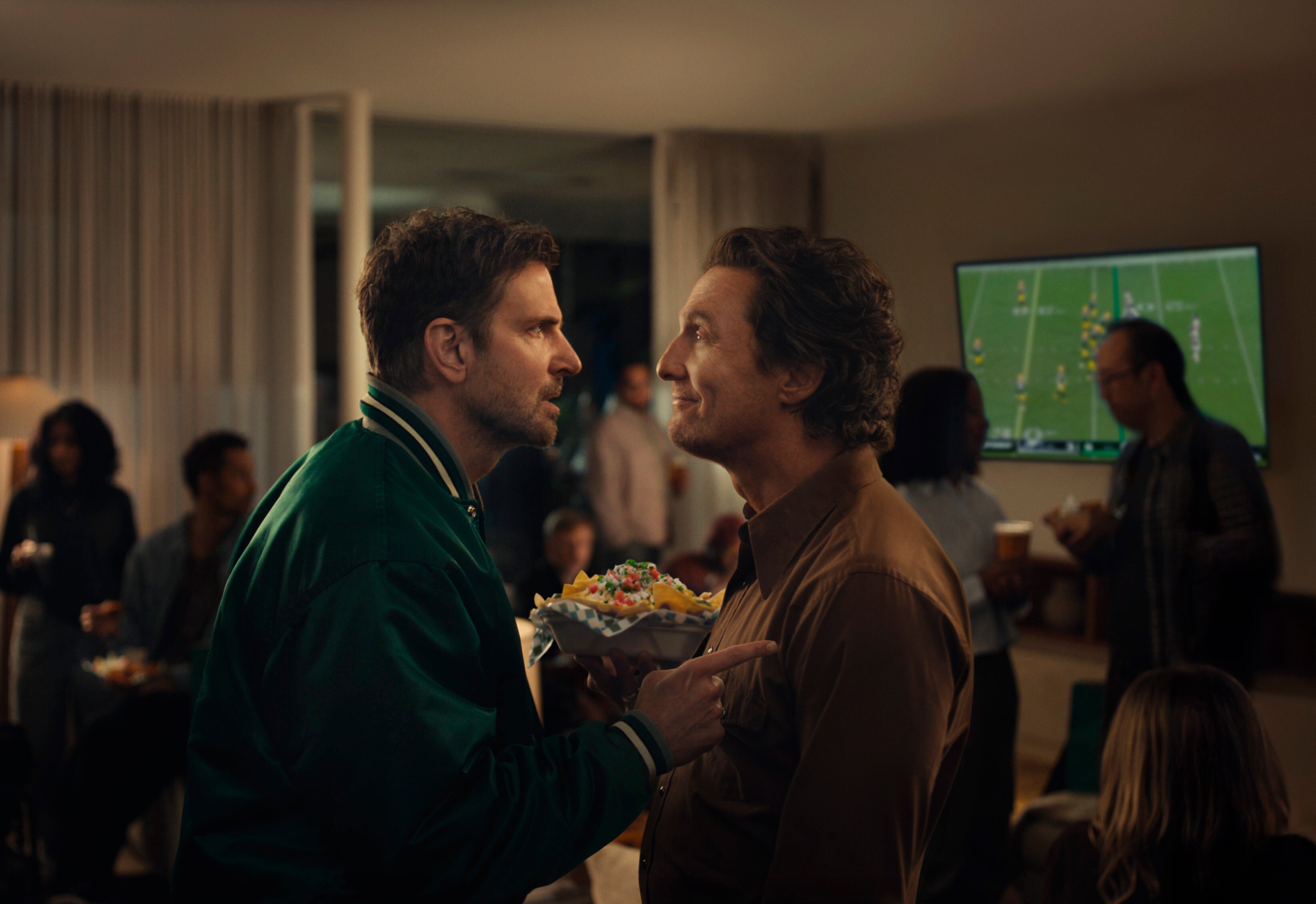 Matthew McConaughey (right) will be in another Uber Eats advert