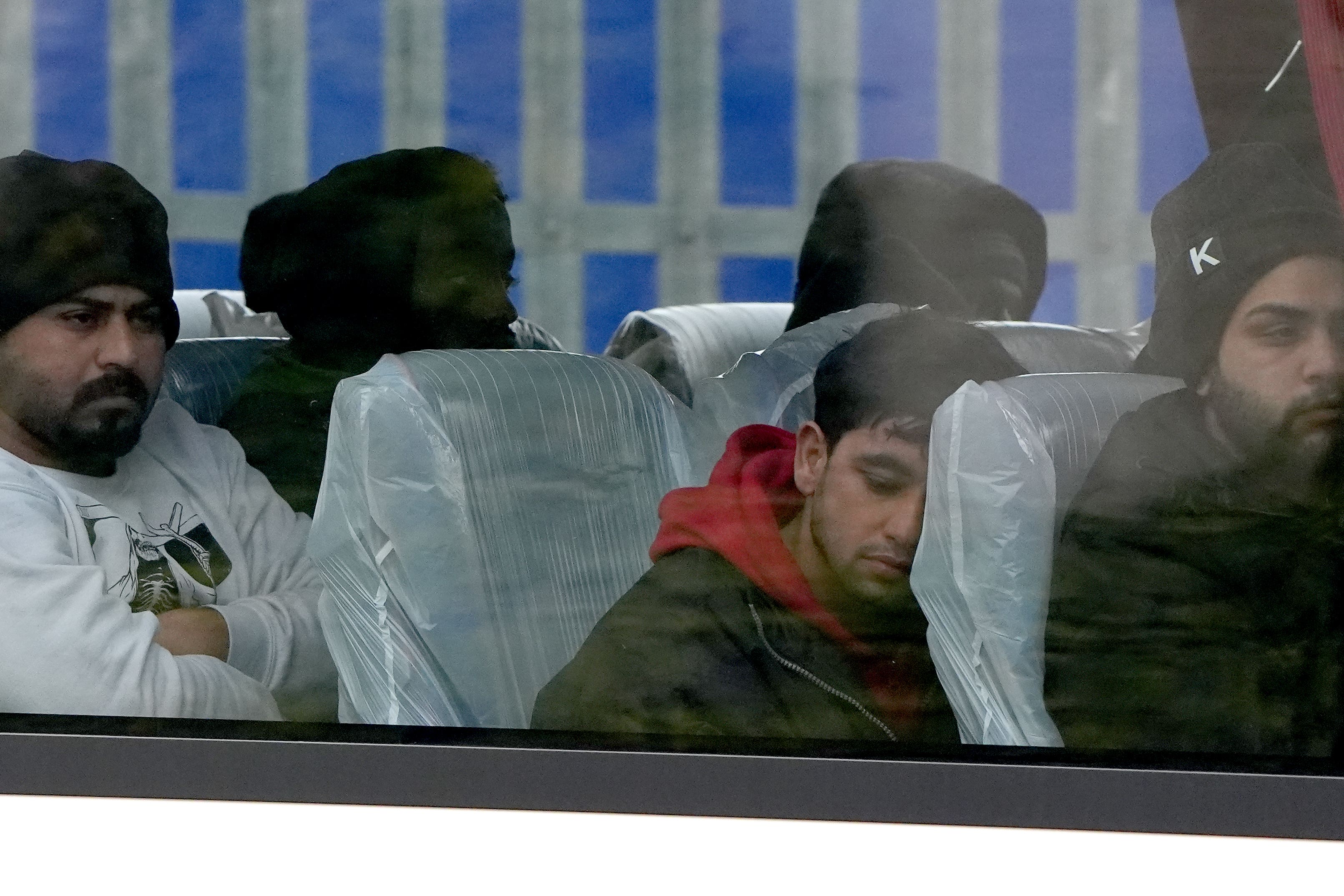 Migrants arrived in the UK after crossing the Channel for the first time in 13 days on Monday (Gareth Fuller/PA)