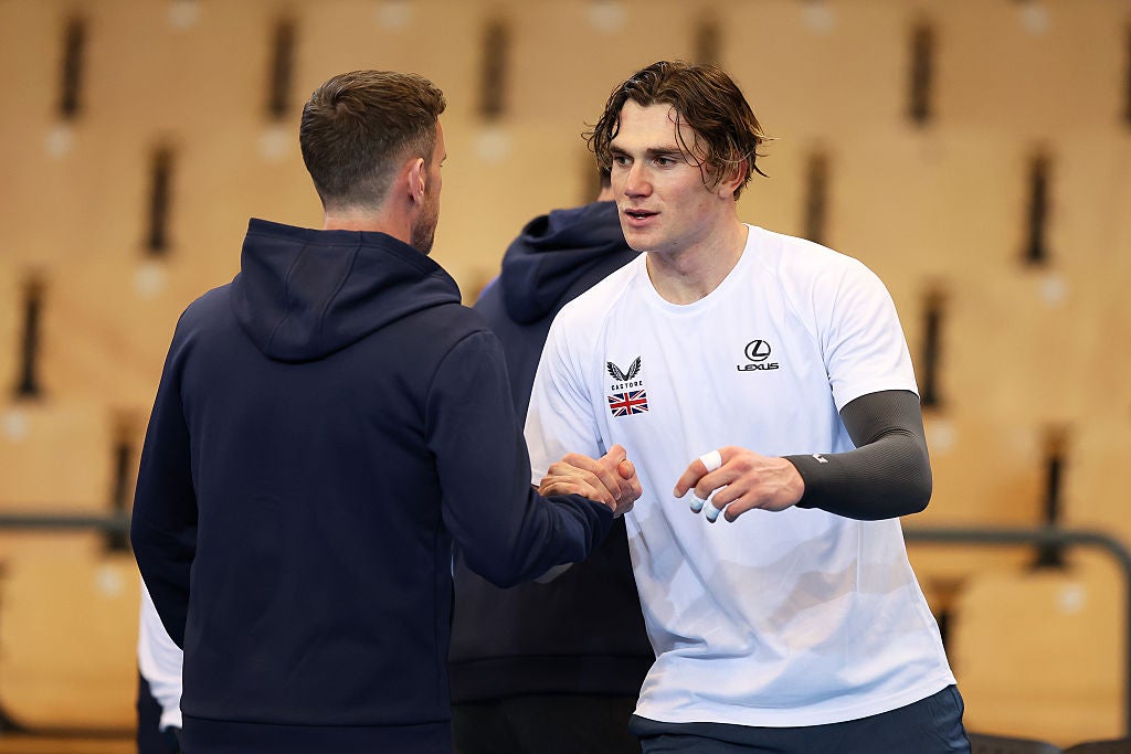 Jack Draper is returning to action for Great Britain in their Davis Cup qualifying tie against Norway