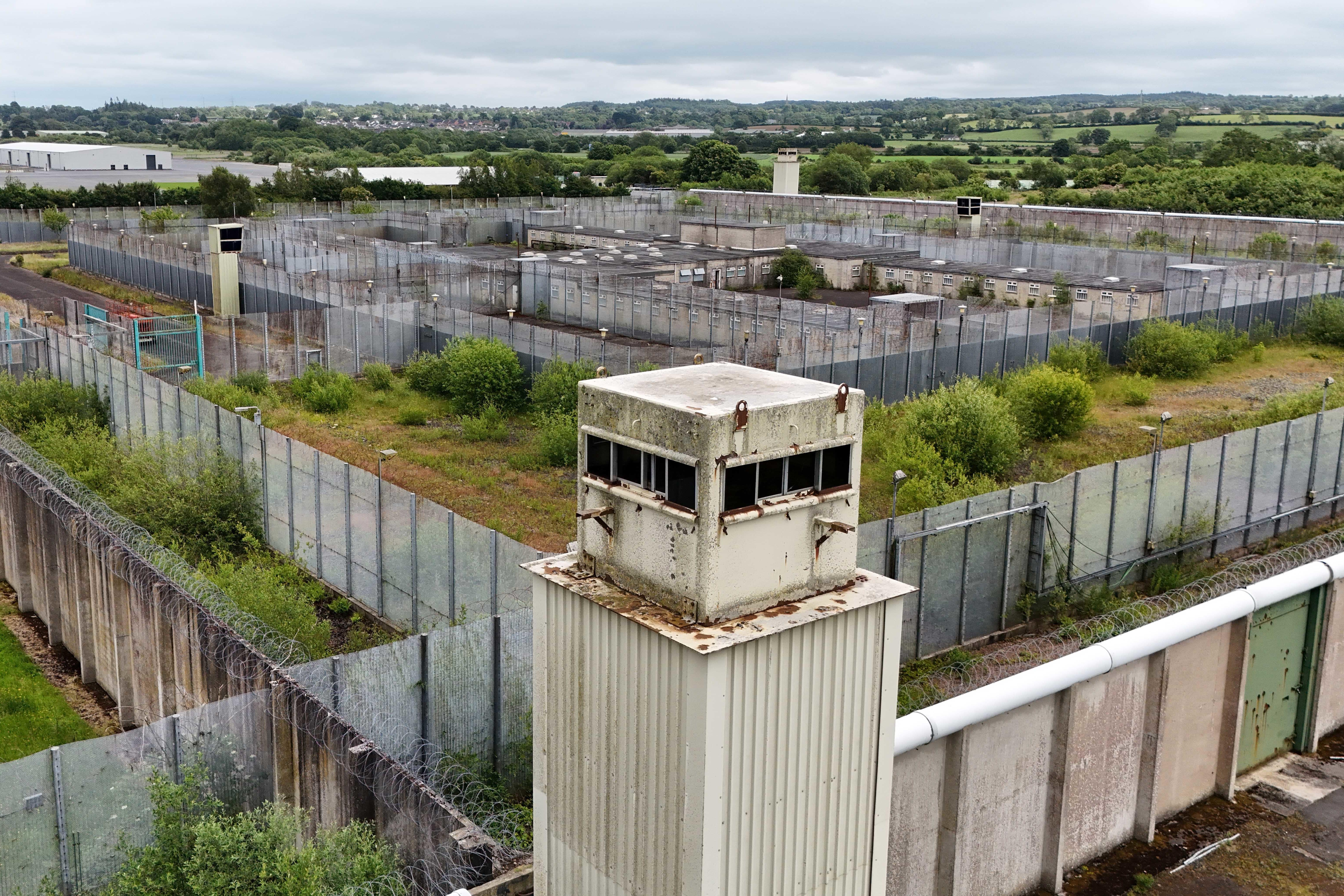 The former H Block Maze prison at Long Kesh near Lisburn (PA)
