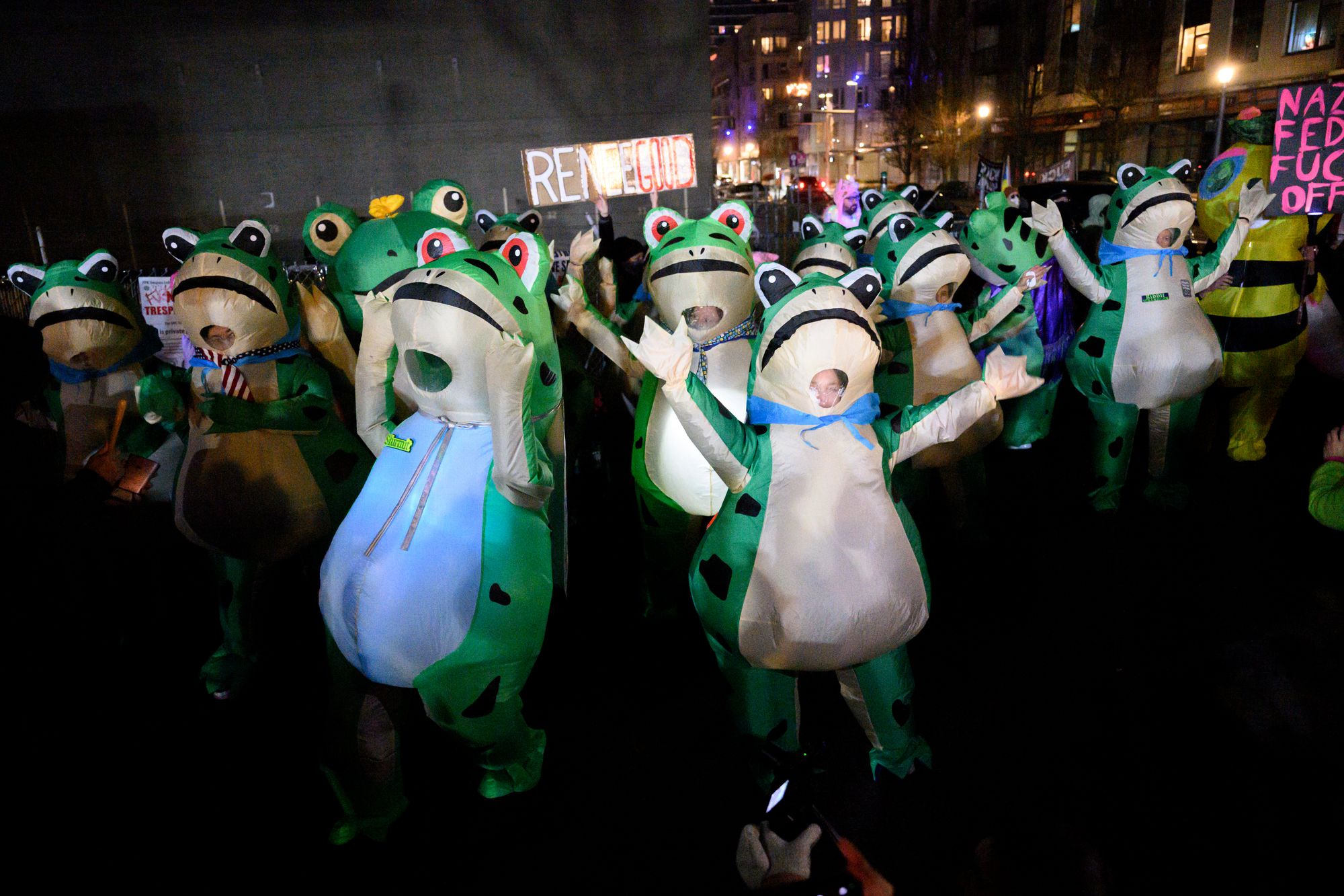 Demonstrations have frequently erupted outside Portland’s ICE facility but exploded over the last year in response to the Trump administration’s mass deportation efforts and the killing of Renee Good and Alex Pretti in Minneapolis