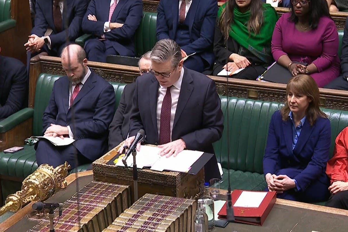 Sir Keir Starmer speaking during Prime Minister’s Questions