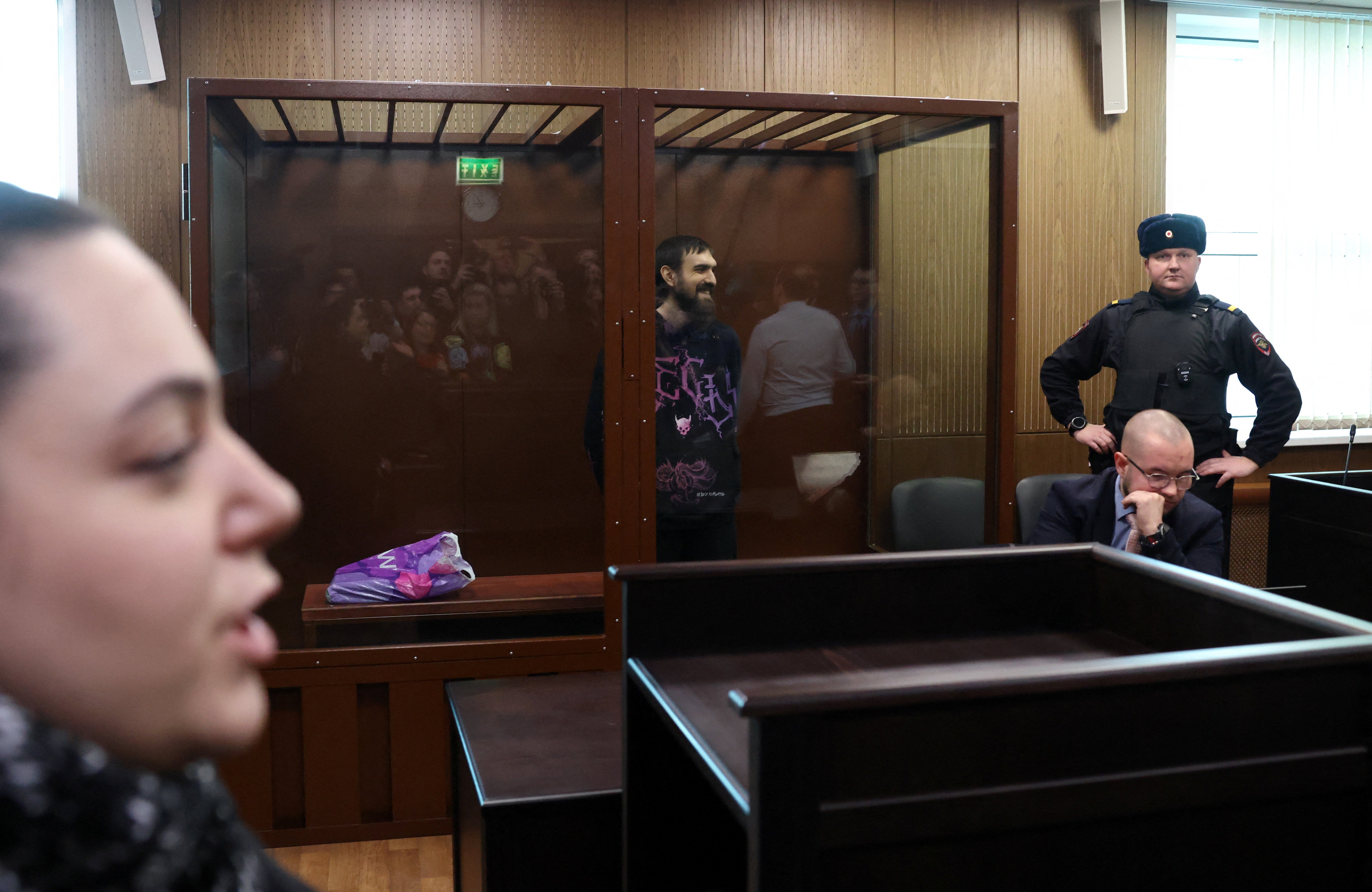 Ostanin was handed a sentence of five years and nine months and a fine of 300,000 roubles (£2,800)