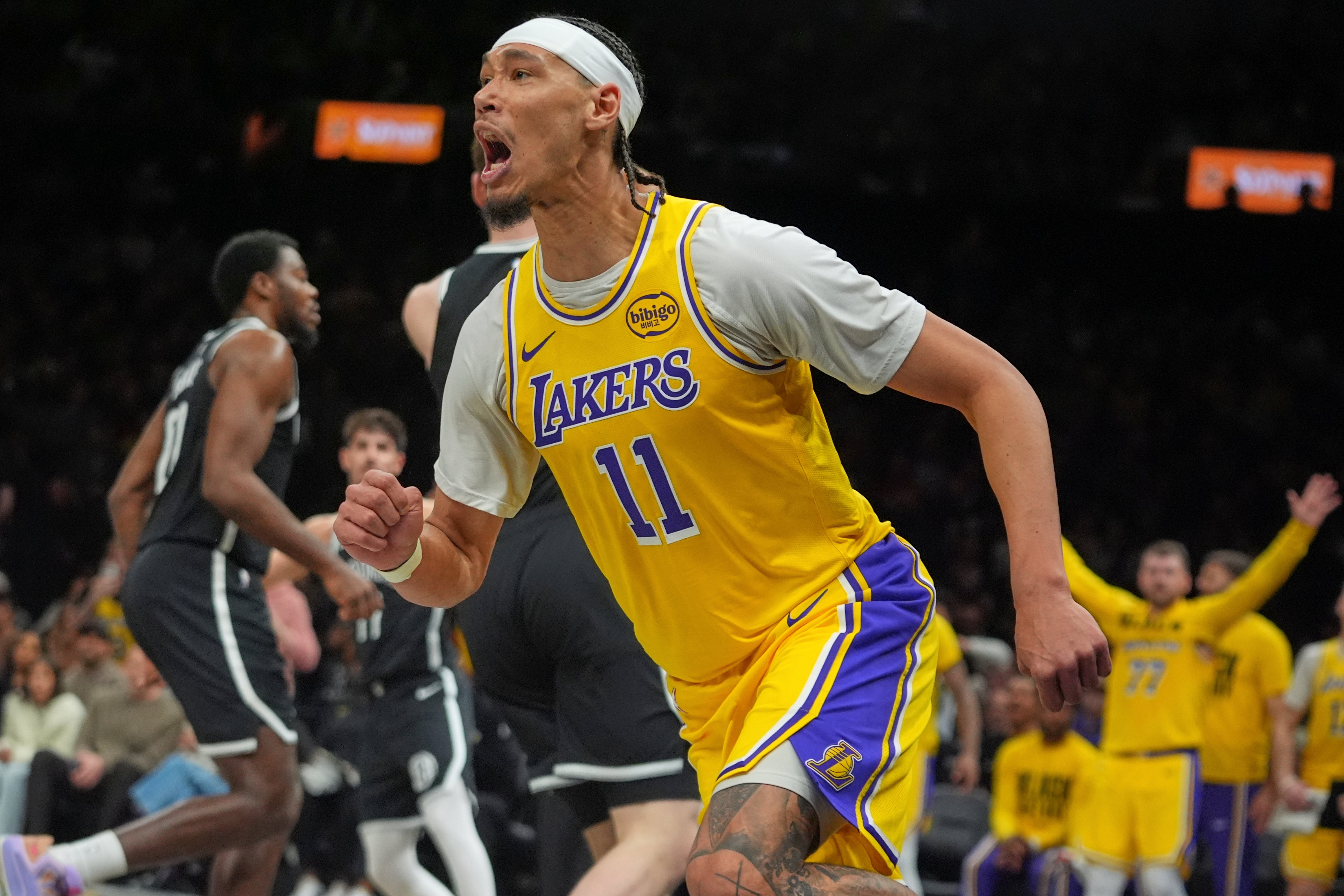 Lakers Nets Basketball